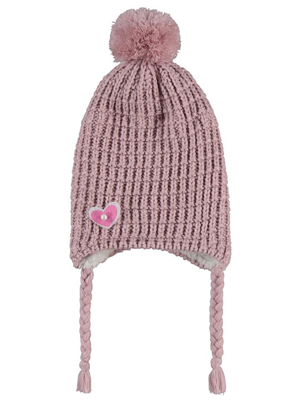 Girls 2-5 Yaş Atkı Bere Eldiven Set - Pembe Standart