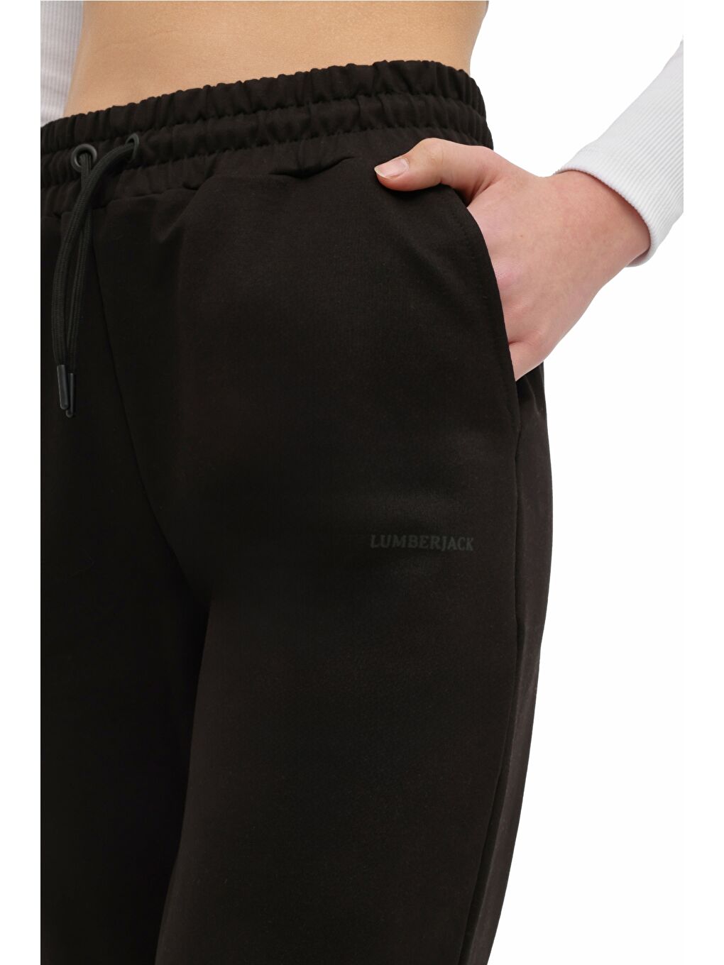 WB 22CT137-P  6FX Siyah Kadın Eşofman Altı-3