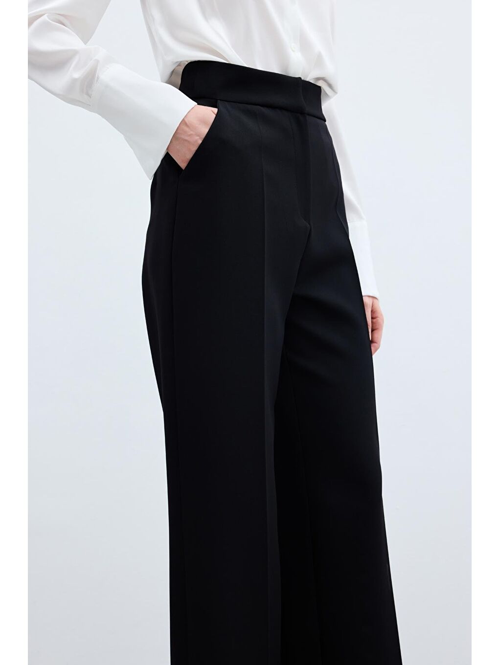 Cepli Klasik Pantolon - Siyah-2