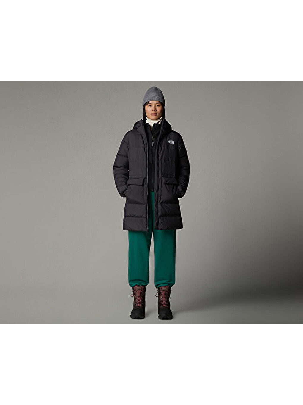 W Gotham Parka Kadın Outdoor Montu Nf0a84ıx4h01 Siyah-3