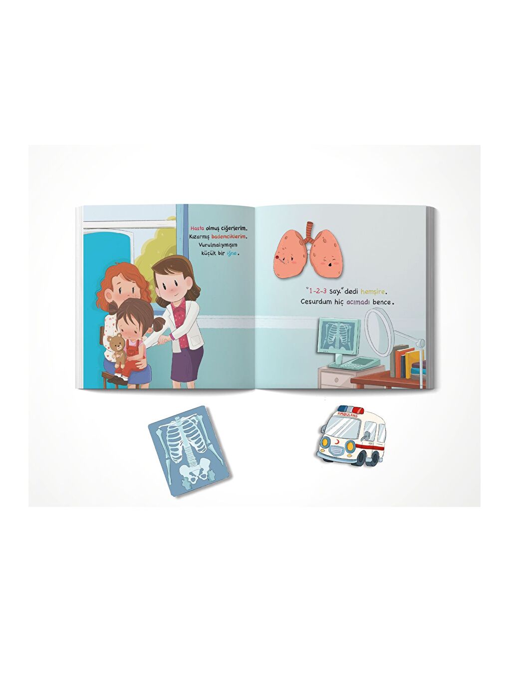 Doktora Gidiyorum Cırt Cırtlı Aktivite Etkinlik Kitabı-2