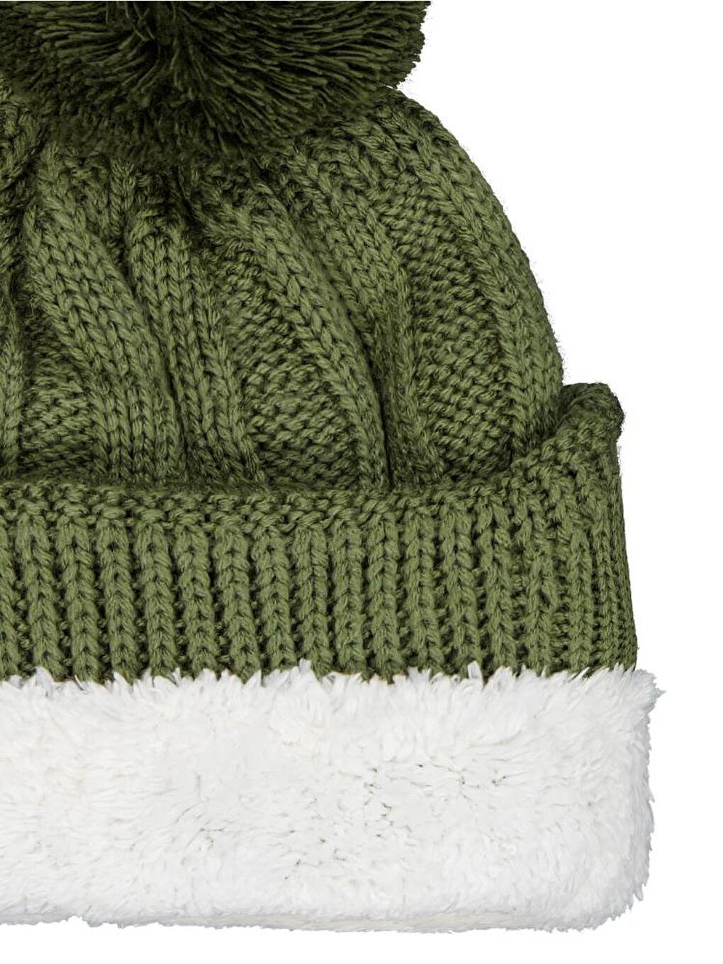 Baby 6-18 Ay Atkı Bere Eldiven Set - Yeşil Standart-1