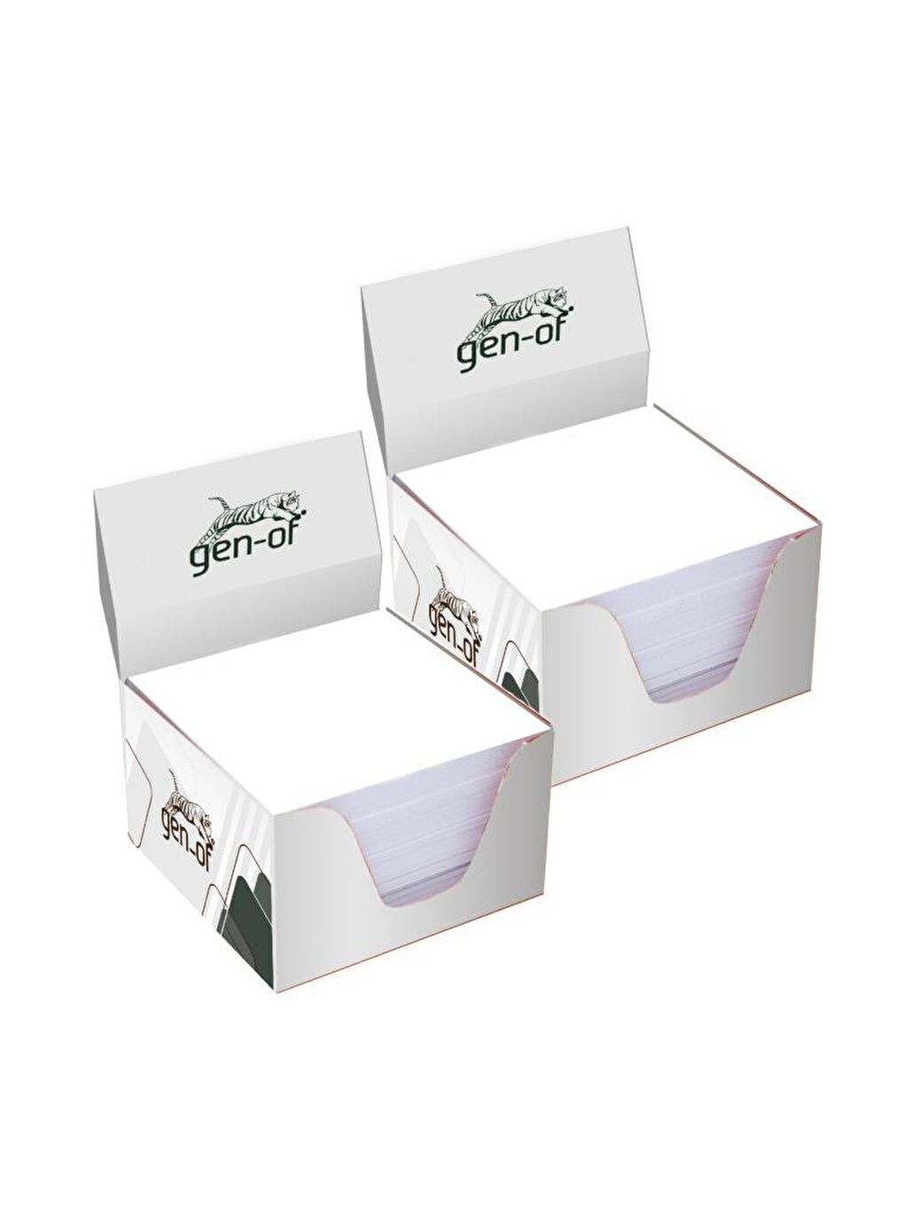8x8 Kutulu Beyaz Küp Not (GEN-9100) 10 Adet