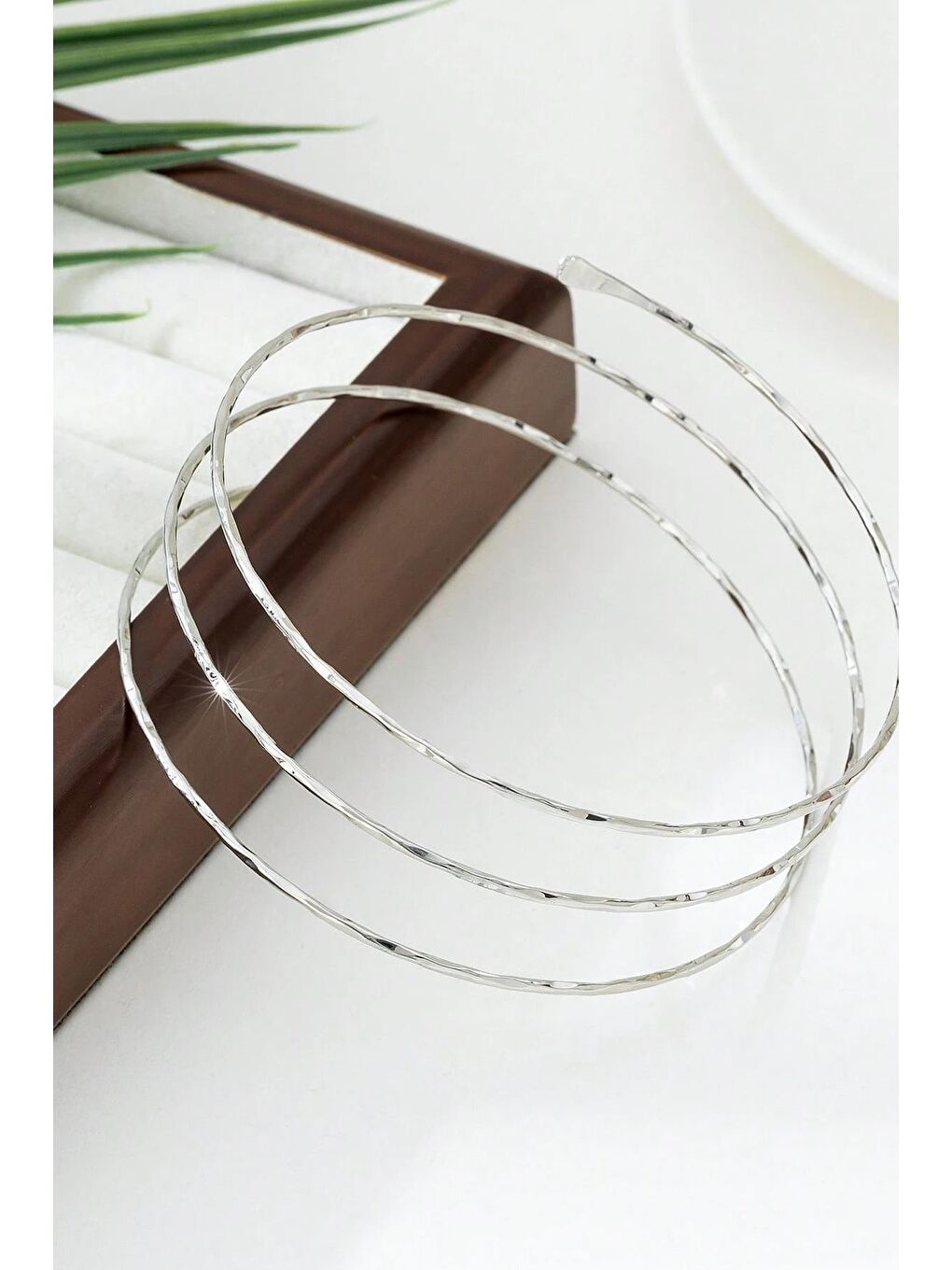 Gri 3 Sıralı Pazu Bilekliği Kol Takısı-1