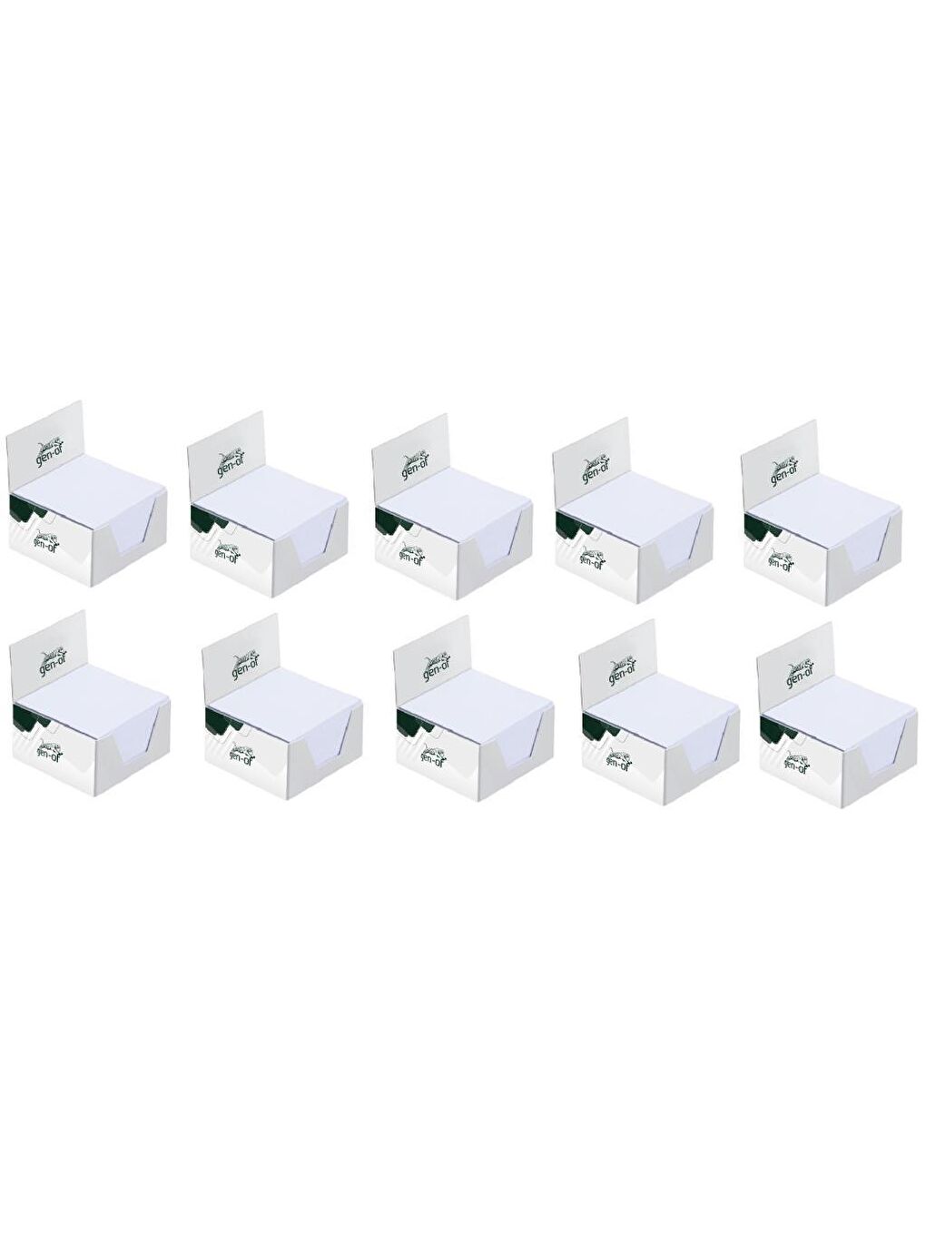 8x8 Kutulu Beyaz Küp Not (GEN-9100) 10 Adet-1
