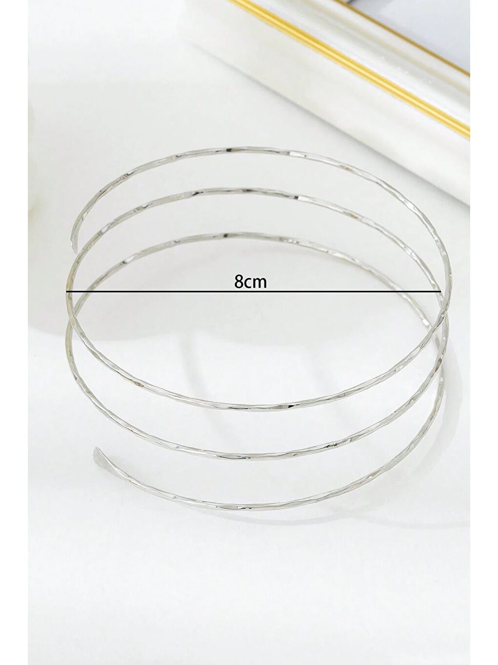 Gri 3 Sıralı Pazu Bilekliği Kol Takısı-3