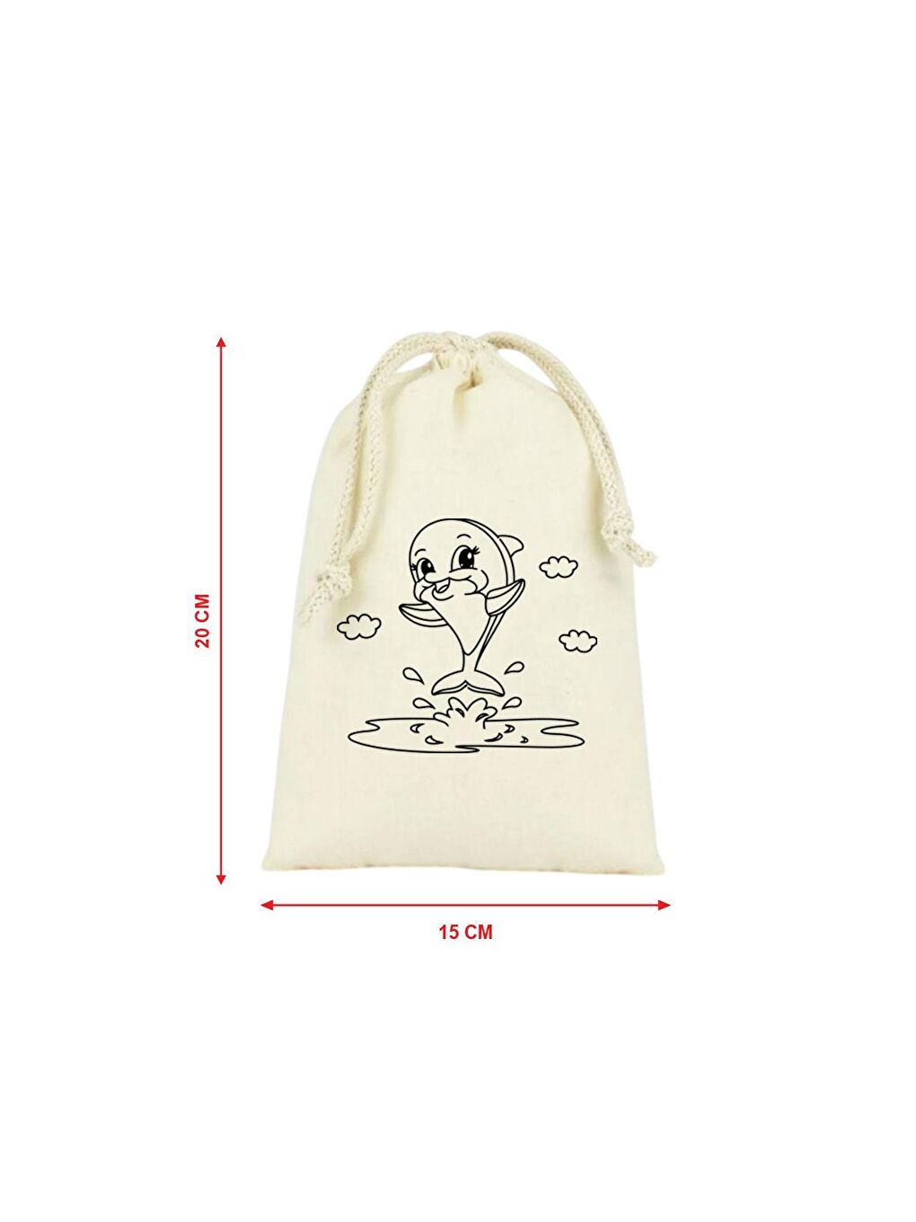 Hayvan Figürlü Boyama Kesesi 10 adet-4