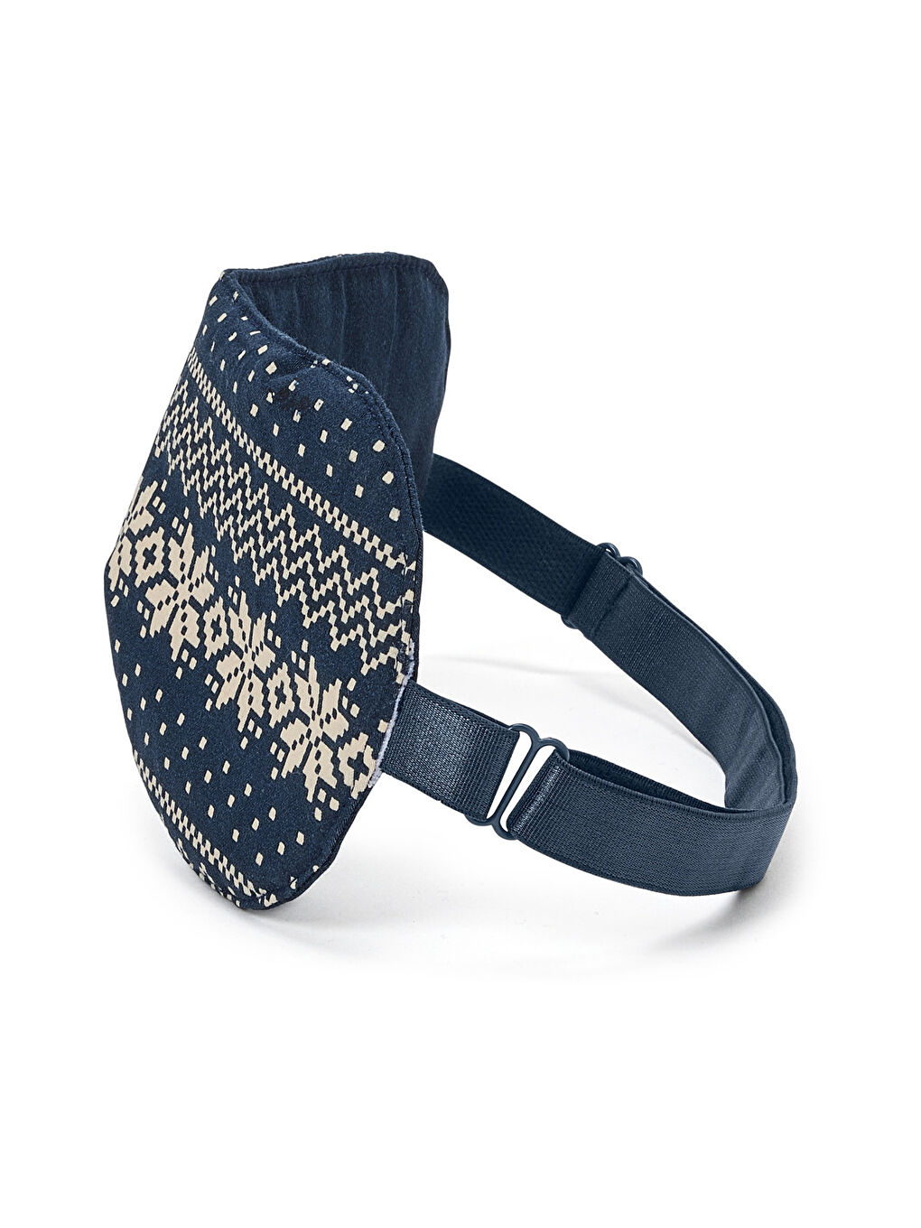 Lacivert Desenli Kadın Uyku Maskesi-2