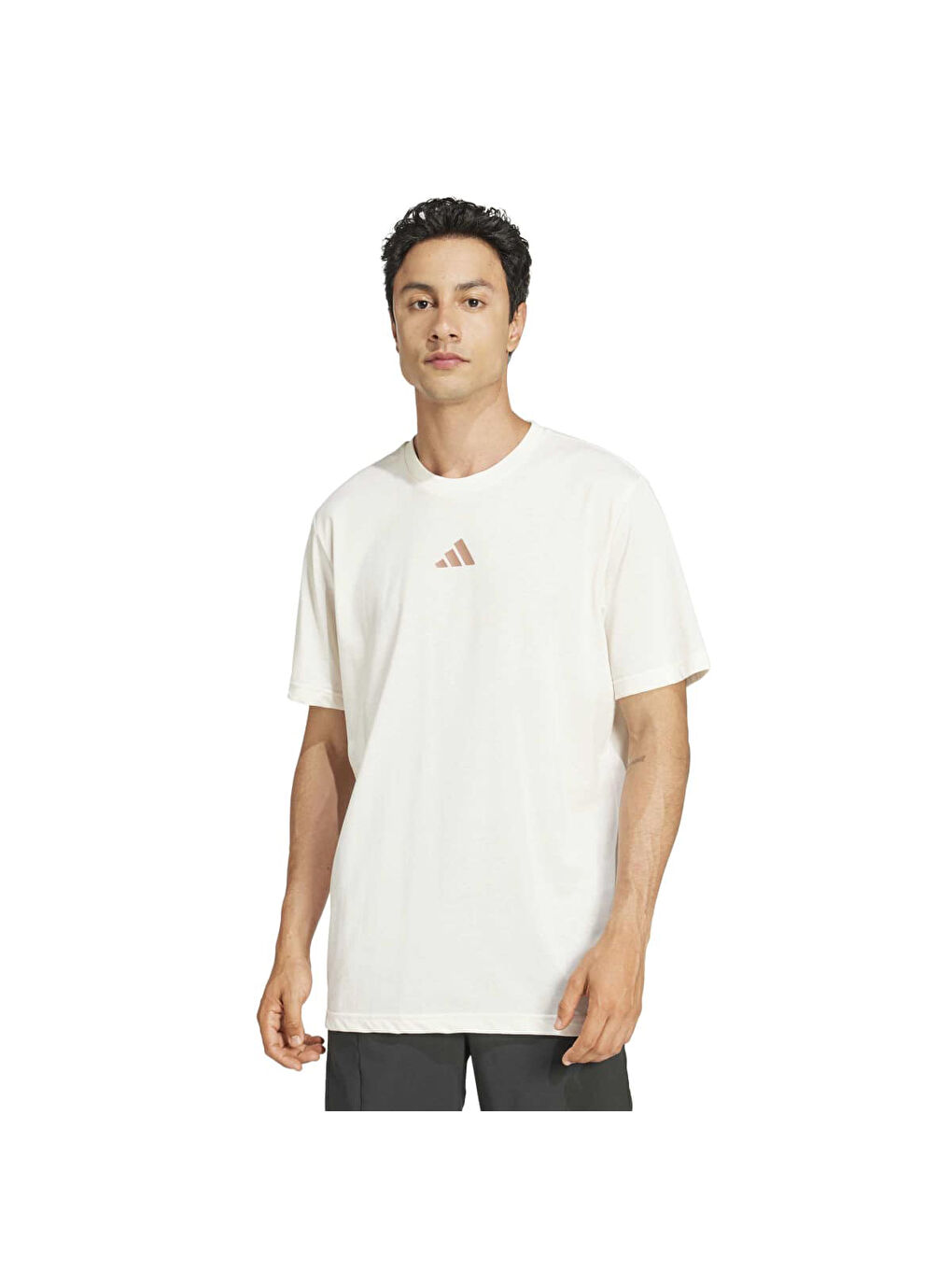 One Rep at a Time Training Graphic Erkek Beyaz Tişört-1