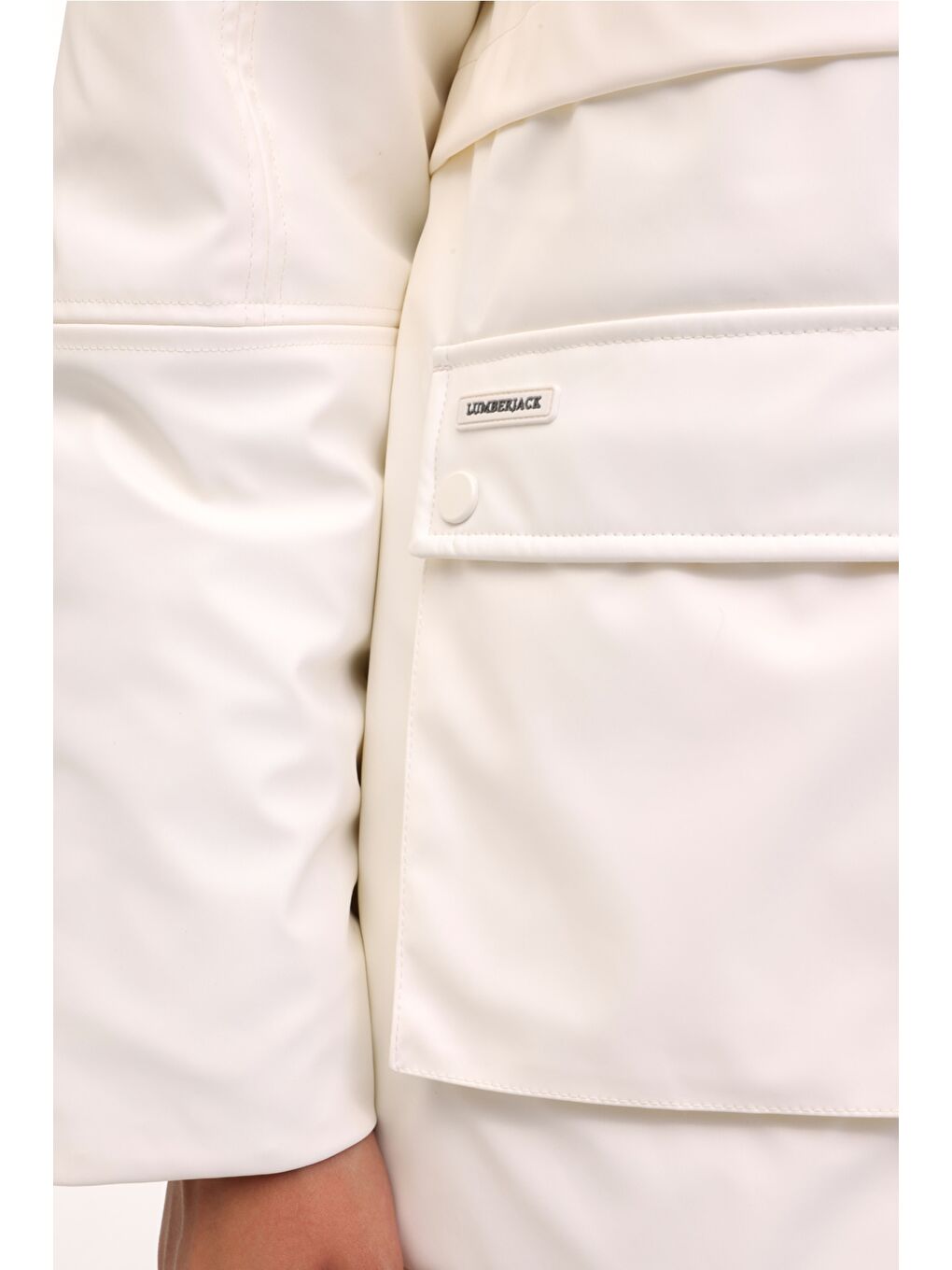 Bej WL 3ALICE-UK 5PR Ekru Kadın Uzun Kaban-3