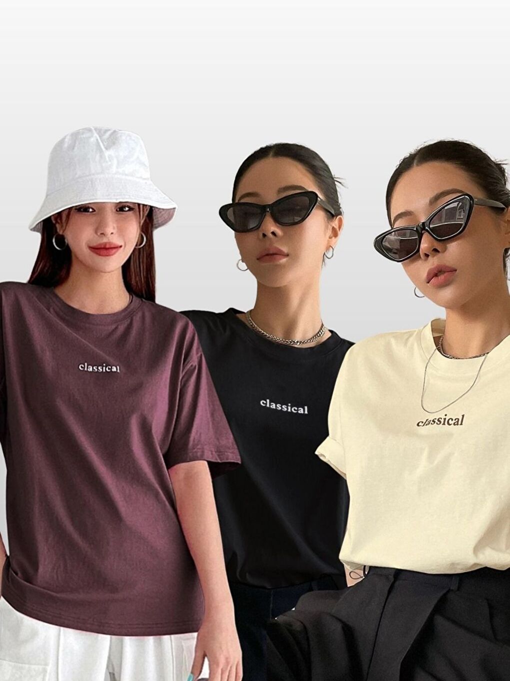 Karışık Kadın Classical Baskılı 3lü SET Kahve-Siyah-Sarı