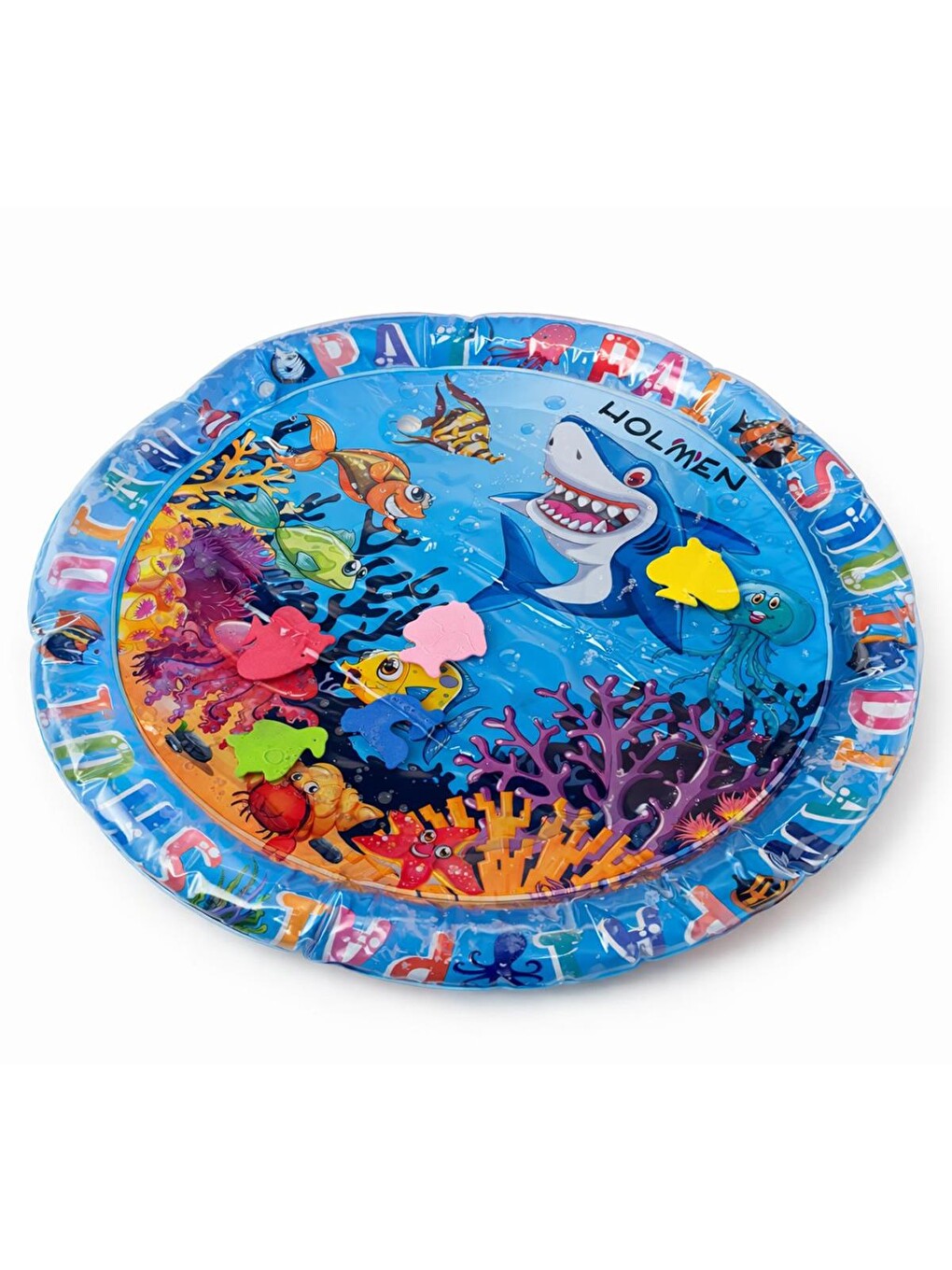 Şişme Sulu Oyun Matı Yuvarlak 65x65 Cm - Standart-2