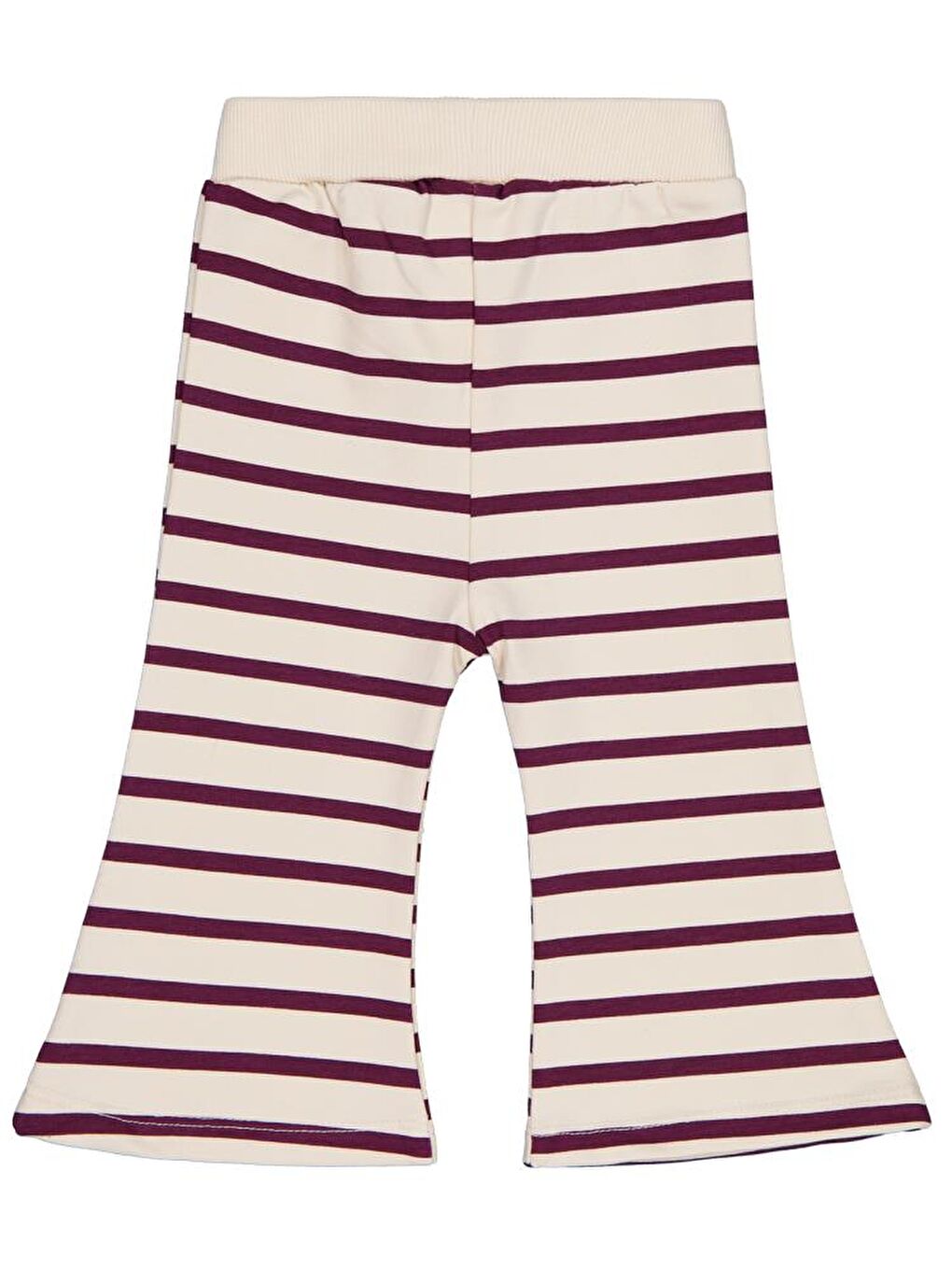 Bej Baby Çizgi Emp. Çiçek Nakışlı 6-18 Ay Eşofman Altı