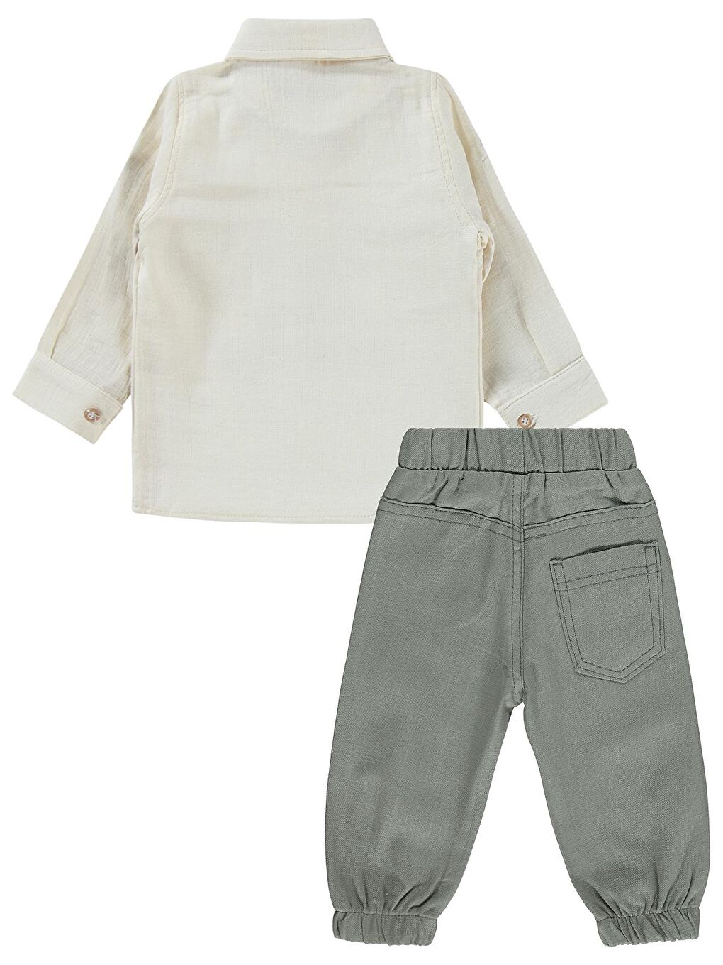 Gömlekli 3 Lü 6-18 Ay Takım - Yeşil 6-9 Ay-1