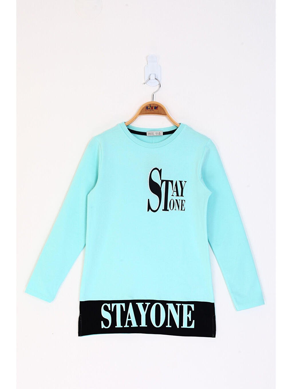 Ekru Kız Çocuk Stay One Baskılı Tişört