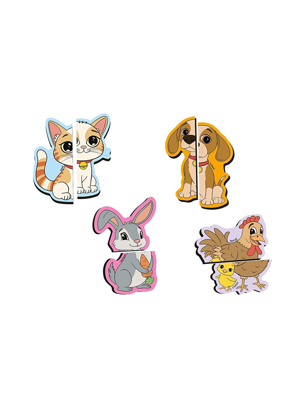 Mıknatıslı Yapboz Çiftlik Hayvanları-1