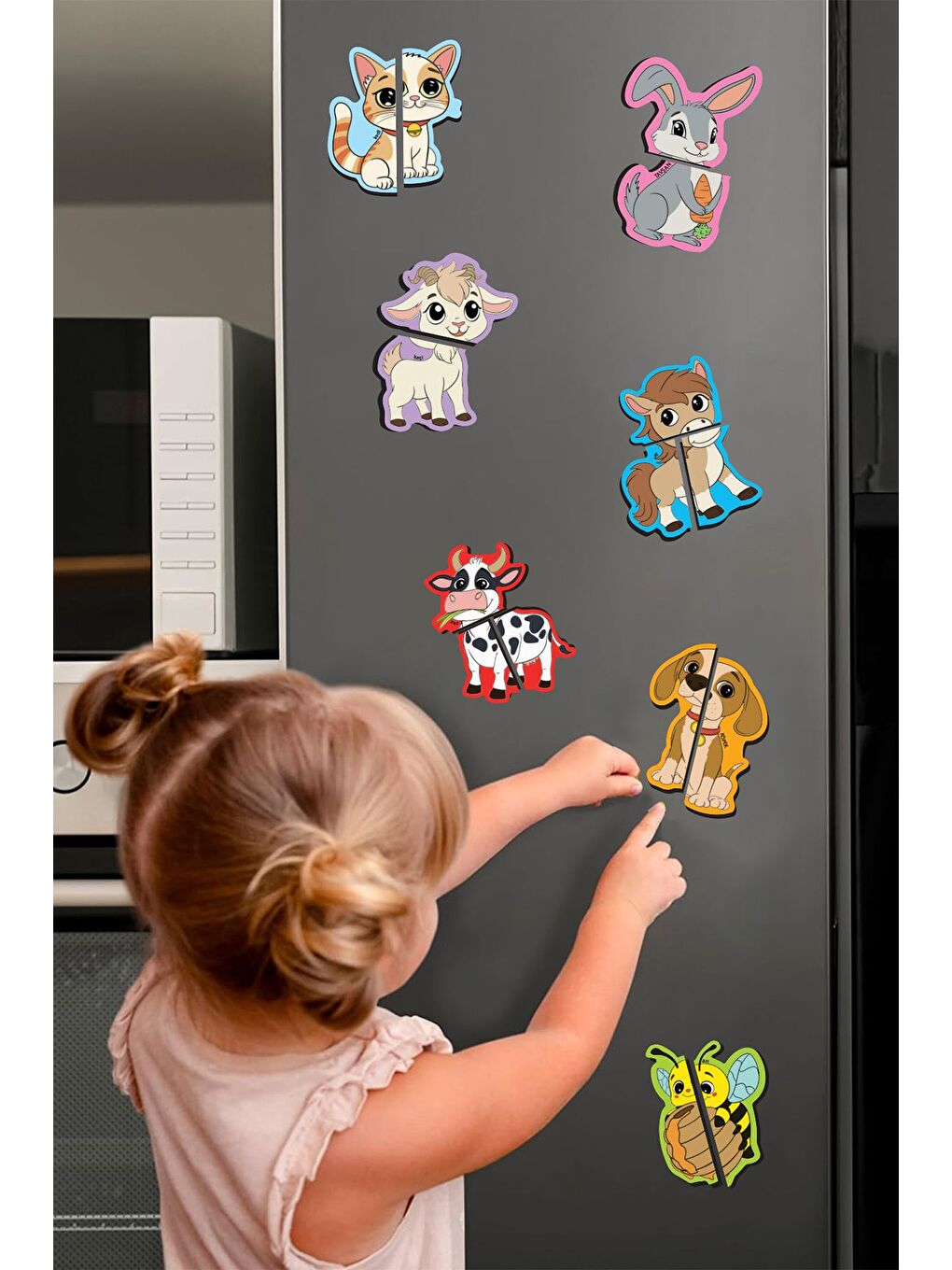 Mıknatıslı Yapboz Çiftlik Hayvanları-2