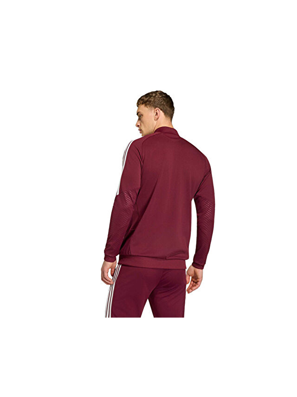 Tiro 26 Competition Tr Jkt Erkek Futbol Kamp Fermuarlı Sweatshirt Ke9254 Kırmızı-2