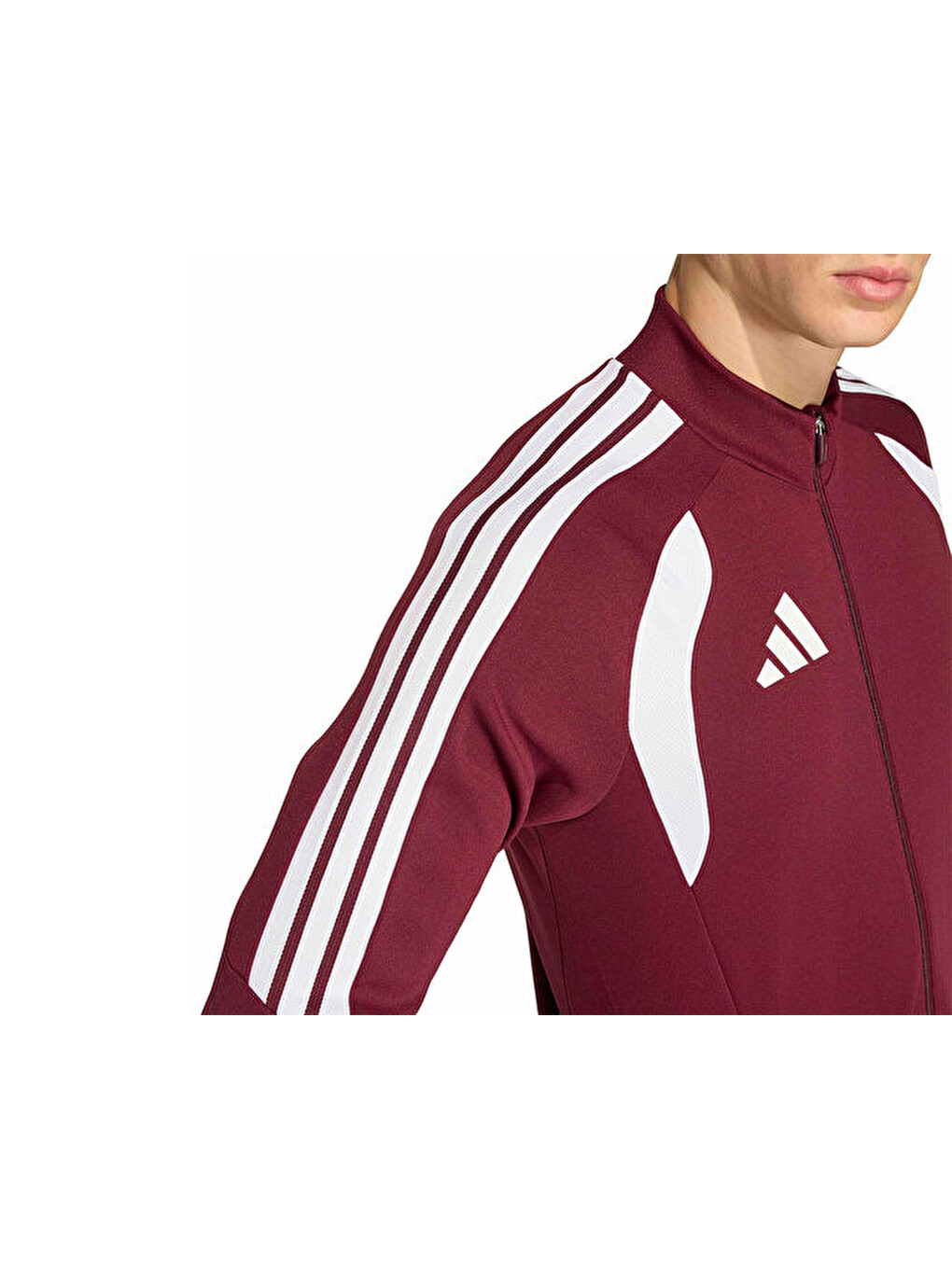 Tiro 26 Competition Tr Jkt Erkek Futbol Kamp Fermuarlı Sweatshirt Ke9254 Kırmızı-3