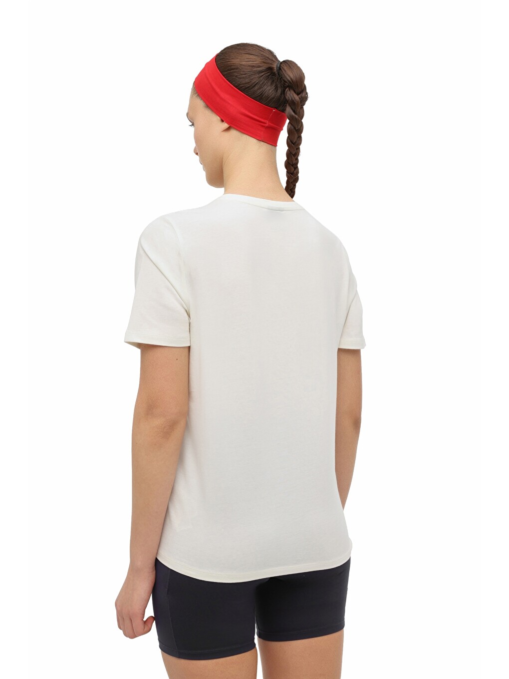 Bej Wb 11ct126 Ekru Kadın Kısa Kol T-shirt-1