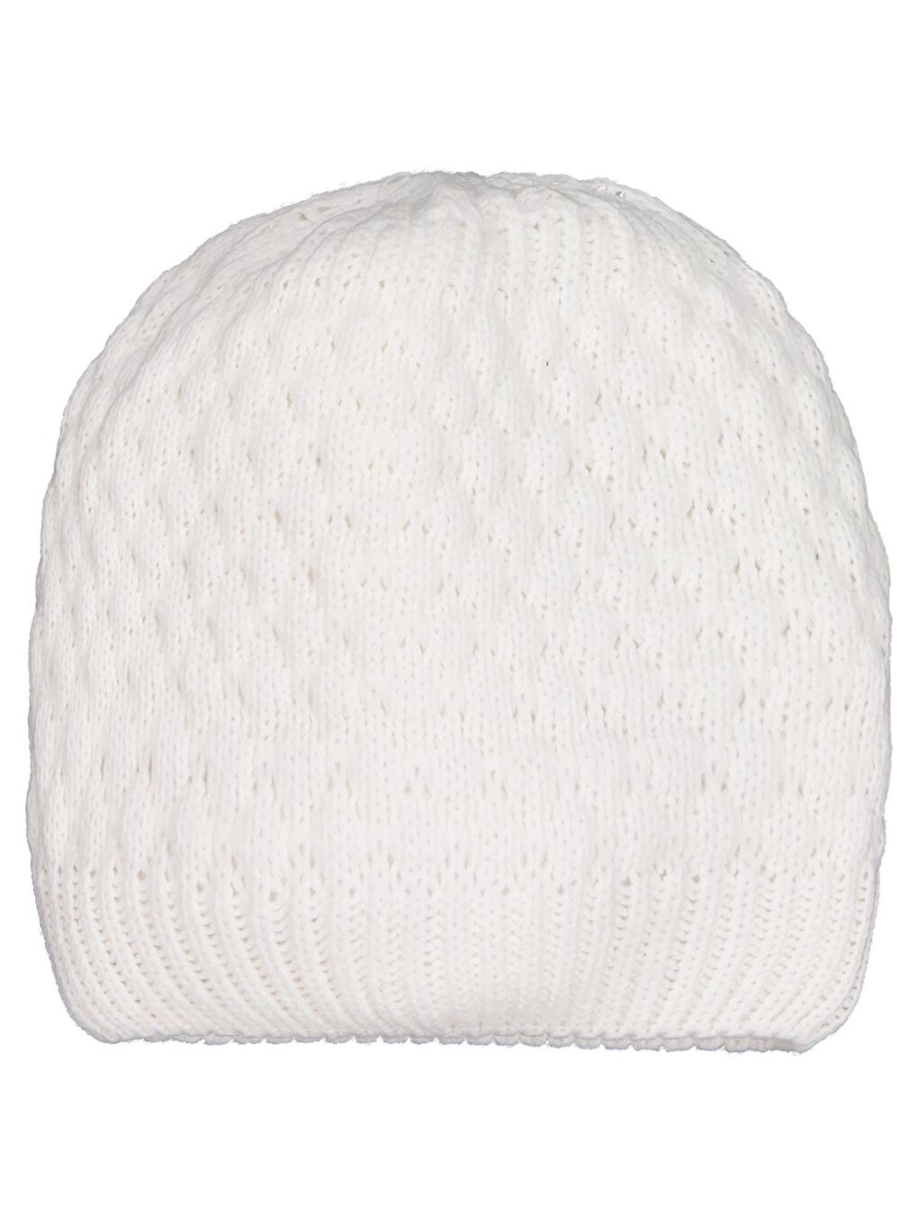 Baby Çift Ponponlu Bebek Uni Basic Bere - Ekru Standart