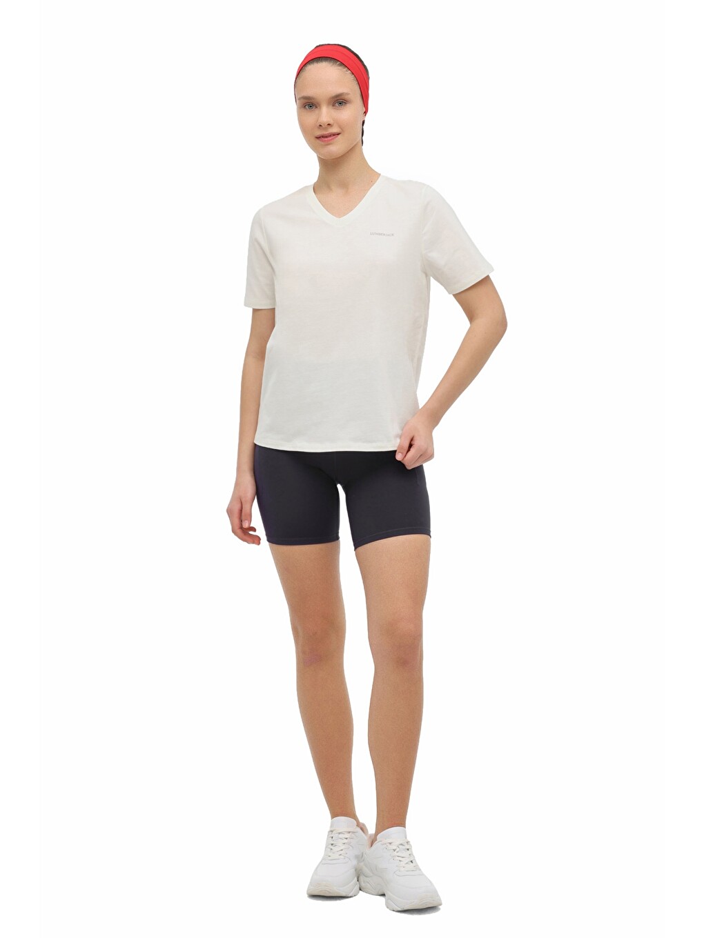 Bej Wb 11ct126 Ekru Kadın Kısa Kol T-shirt-2