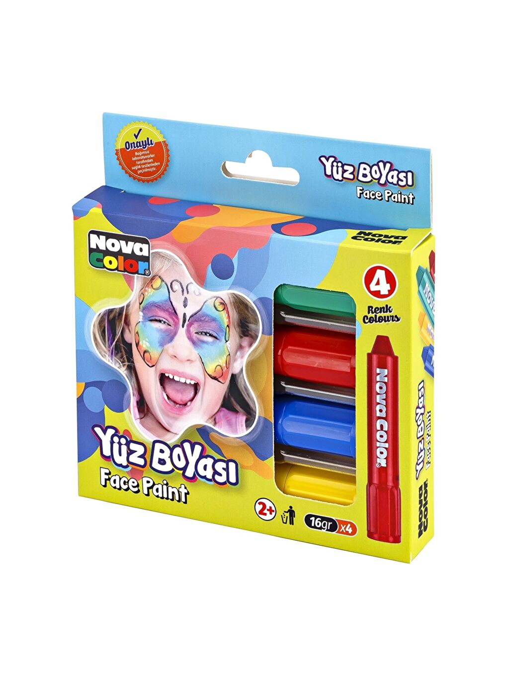 Nova Color Yüz Boyası 4 Renk (NC-211)