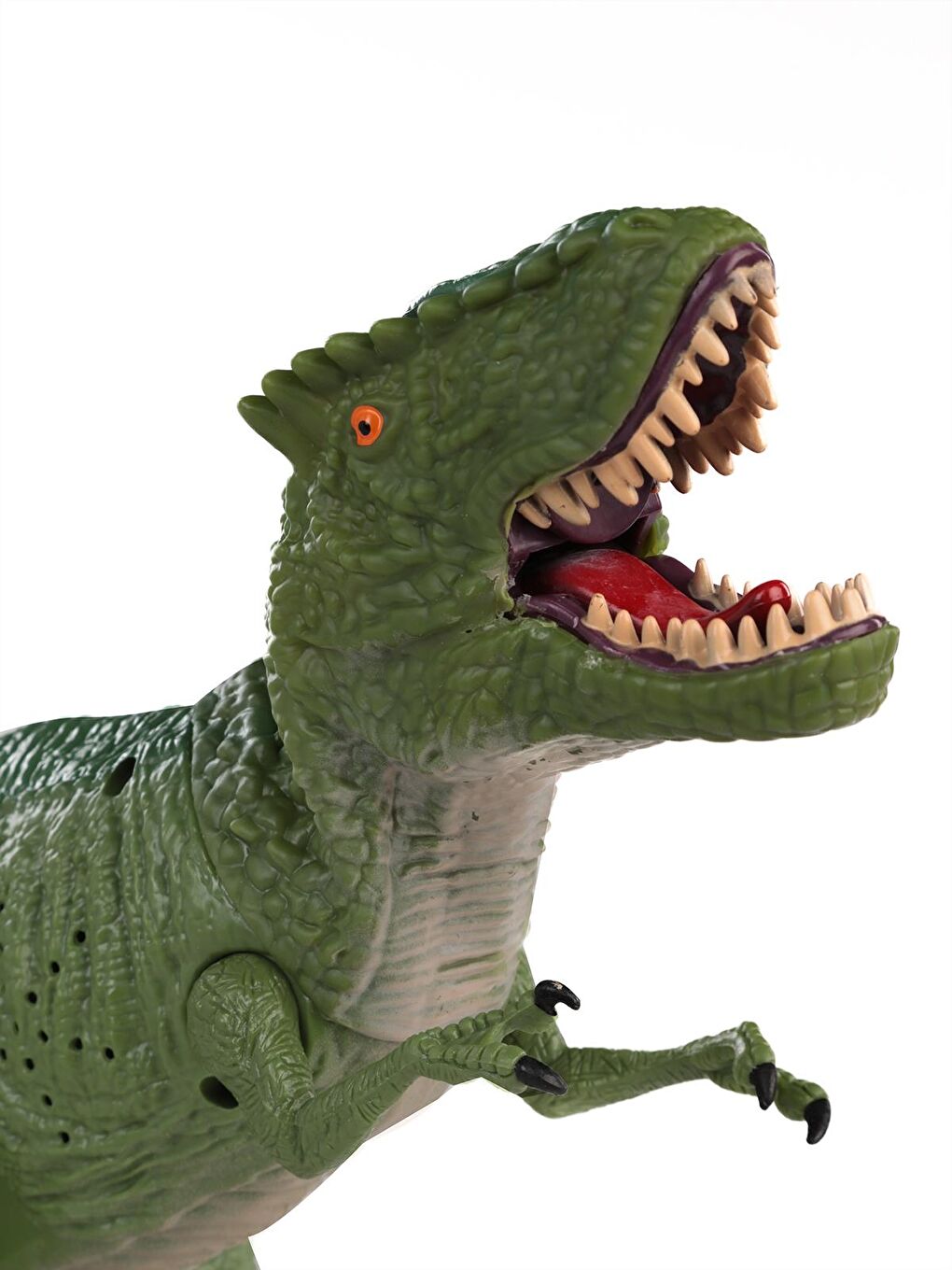 Seher Oyuncak Uzaktan Kumandalı Usb Şarjlı Ağzından Duman Atan Büyük Boy Dinozor - Yeşil Standart-2