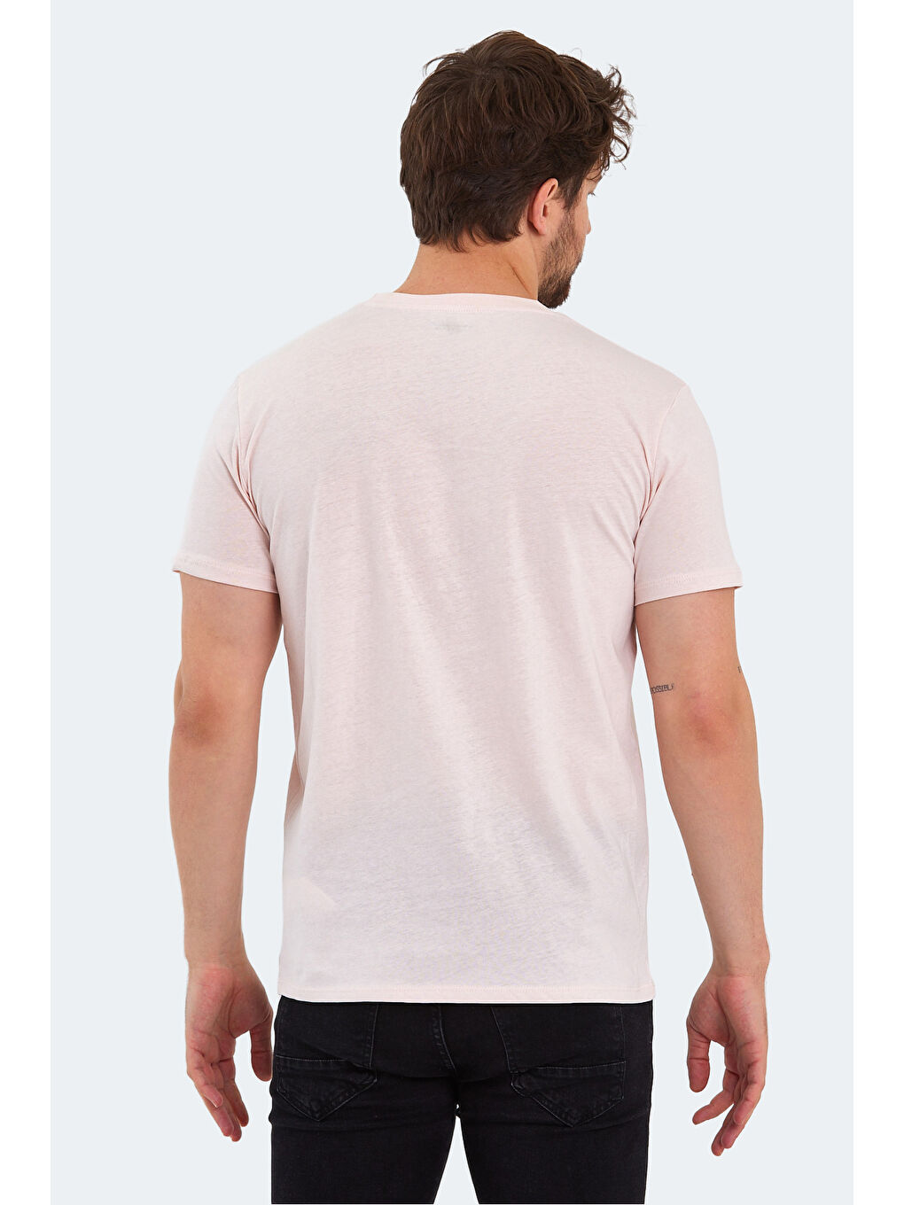 Pembe KAUKO Erkek Tişört Somon-1