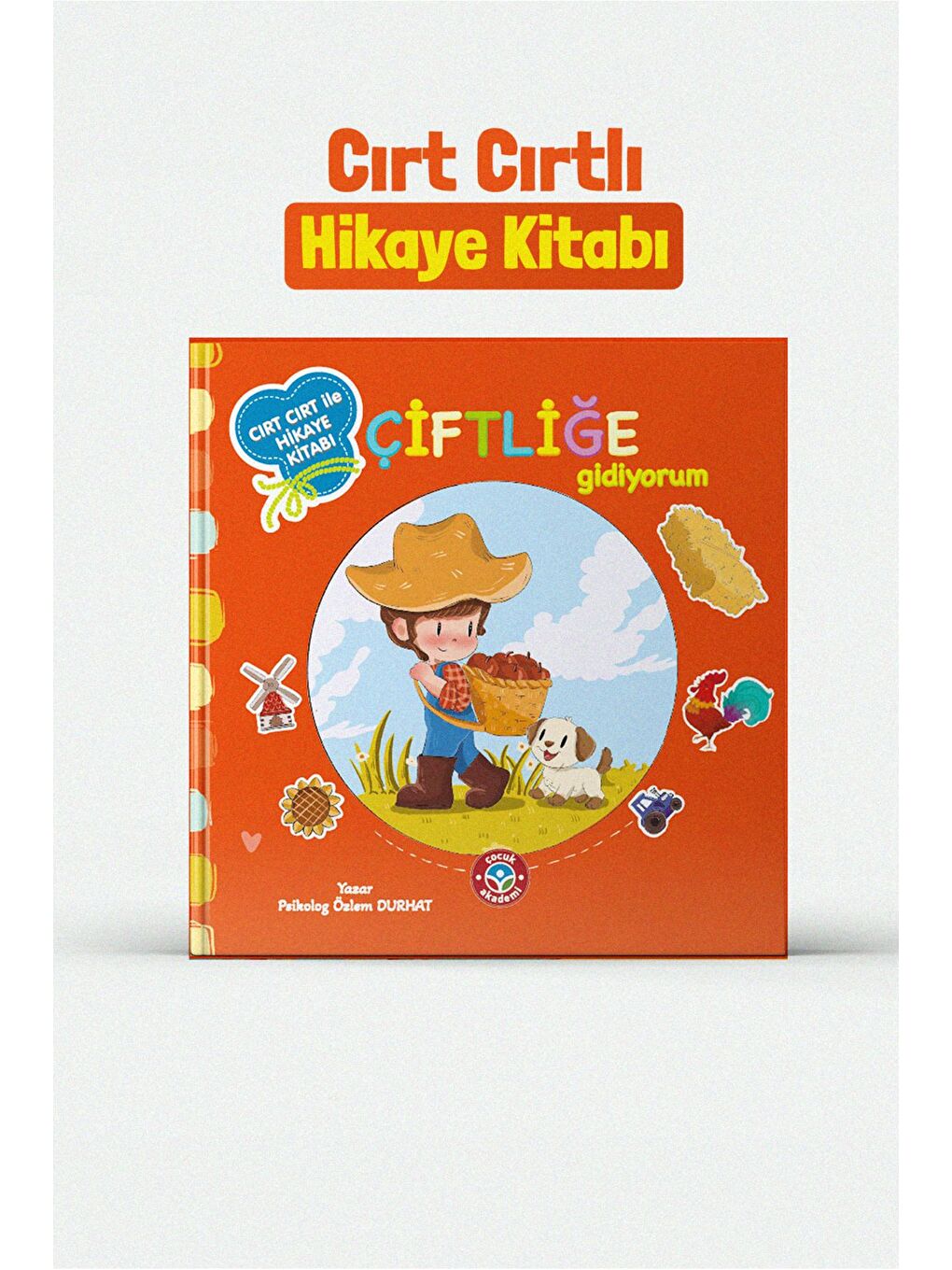 Çiftliğe Gidiyorum Cırt Cırtlı Aktivite Etkinlik Kitabı