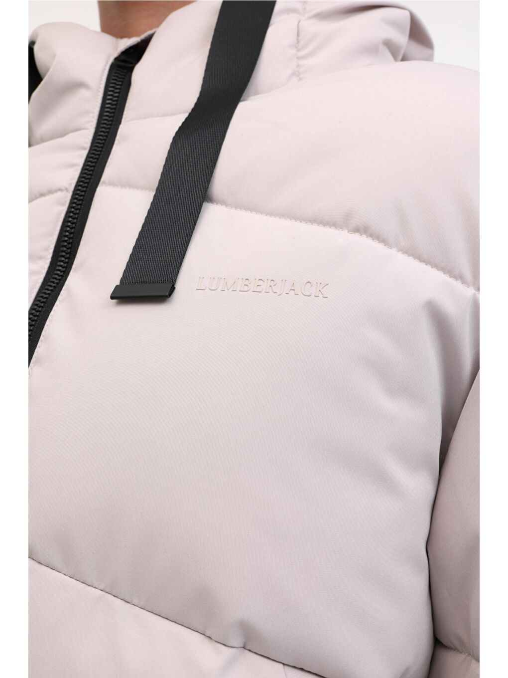 WL 2NORA 5PR Gri Kadın Kısa Kaban-3