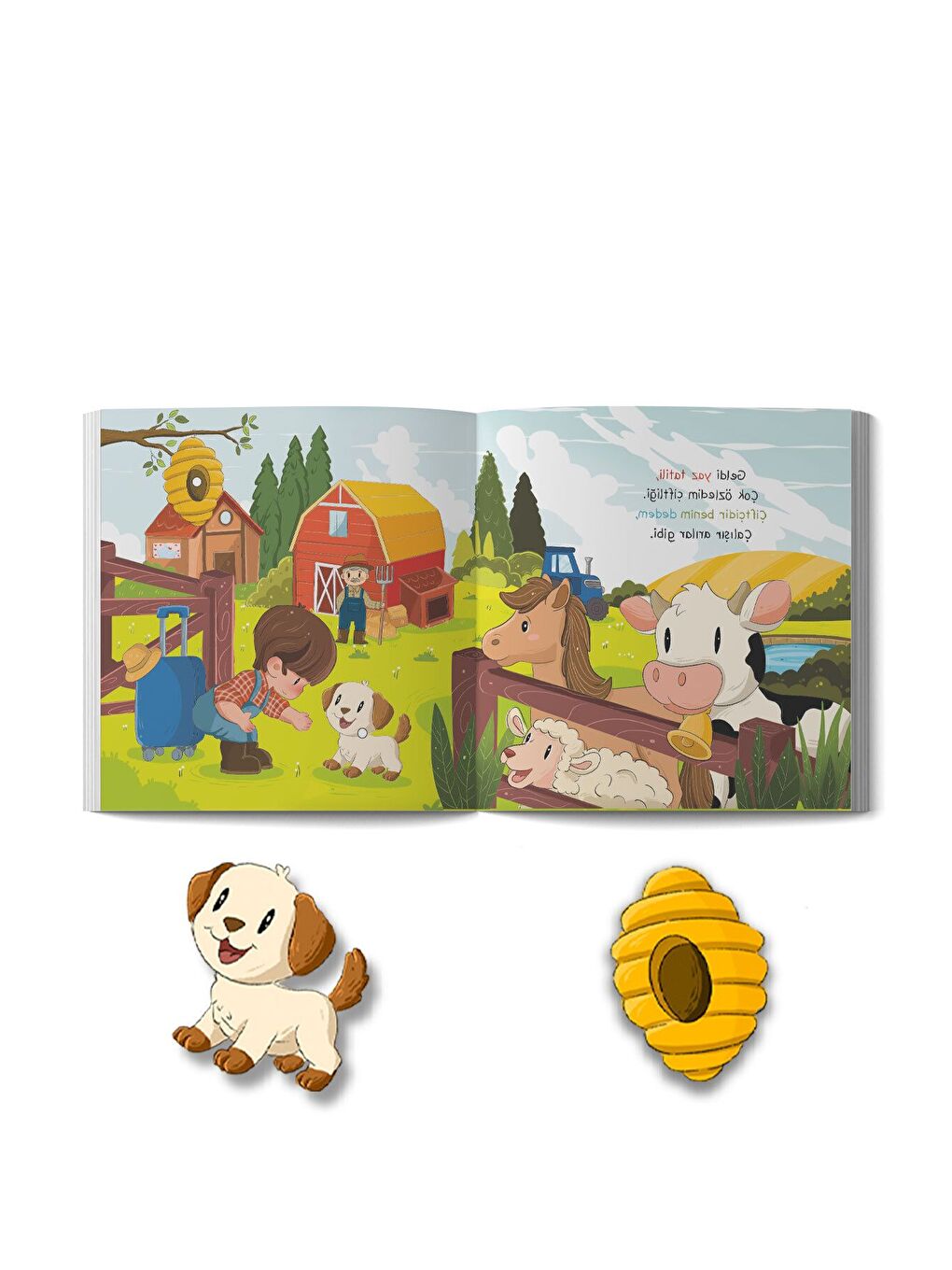 Çiftliğe Gidiyorum Cırt Cırtlı Aktivite Etkinlik Kitabı-2