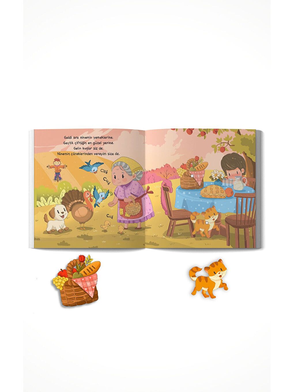 Çiftliğe Gidiyorum Cırt Cırtlı Aktivite Etkinlik Kitabı-3