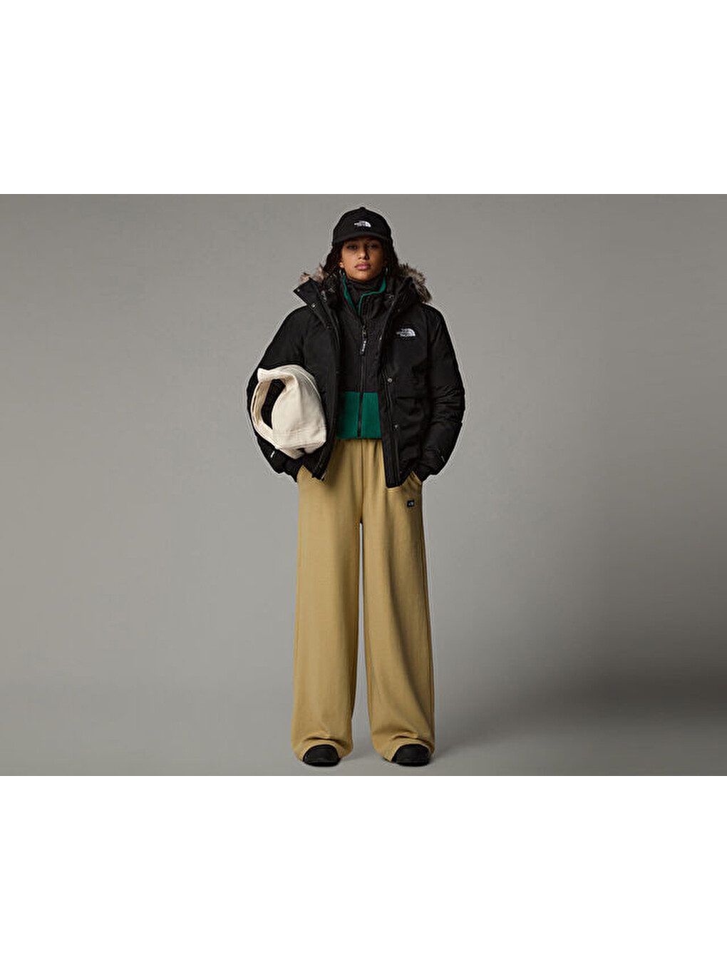 W Artic Bomber Kadın Outdoor Montu Nf0a84ıy4h01 Siyah-1