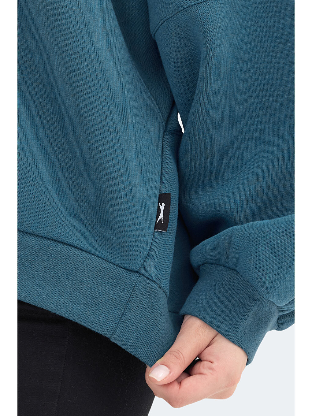 SLAZENGER VIA Kadın Sweatshirt Petrol - 5