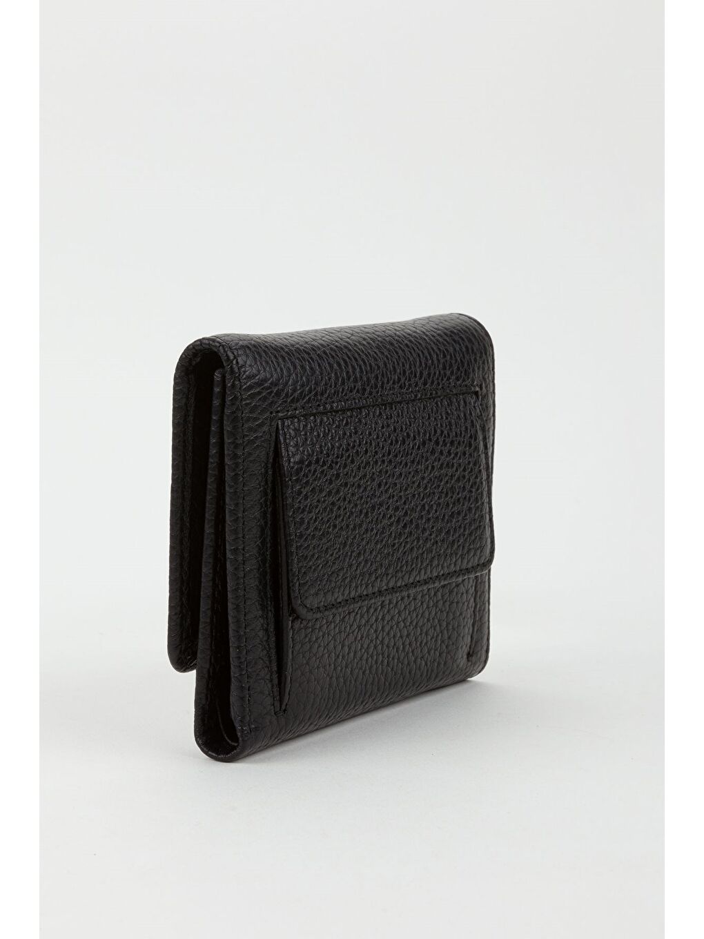 Siyah Kutulu Hakiki Deri Buz Mavi Kadın El Portföyü Kartlık Cüzdan-1