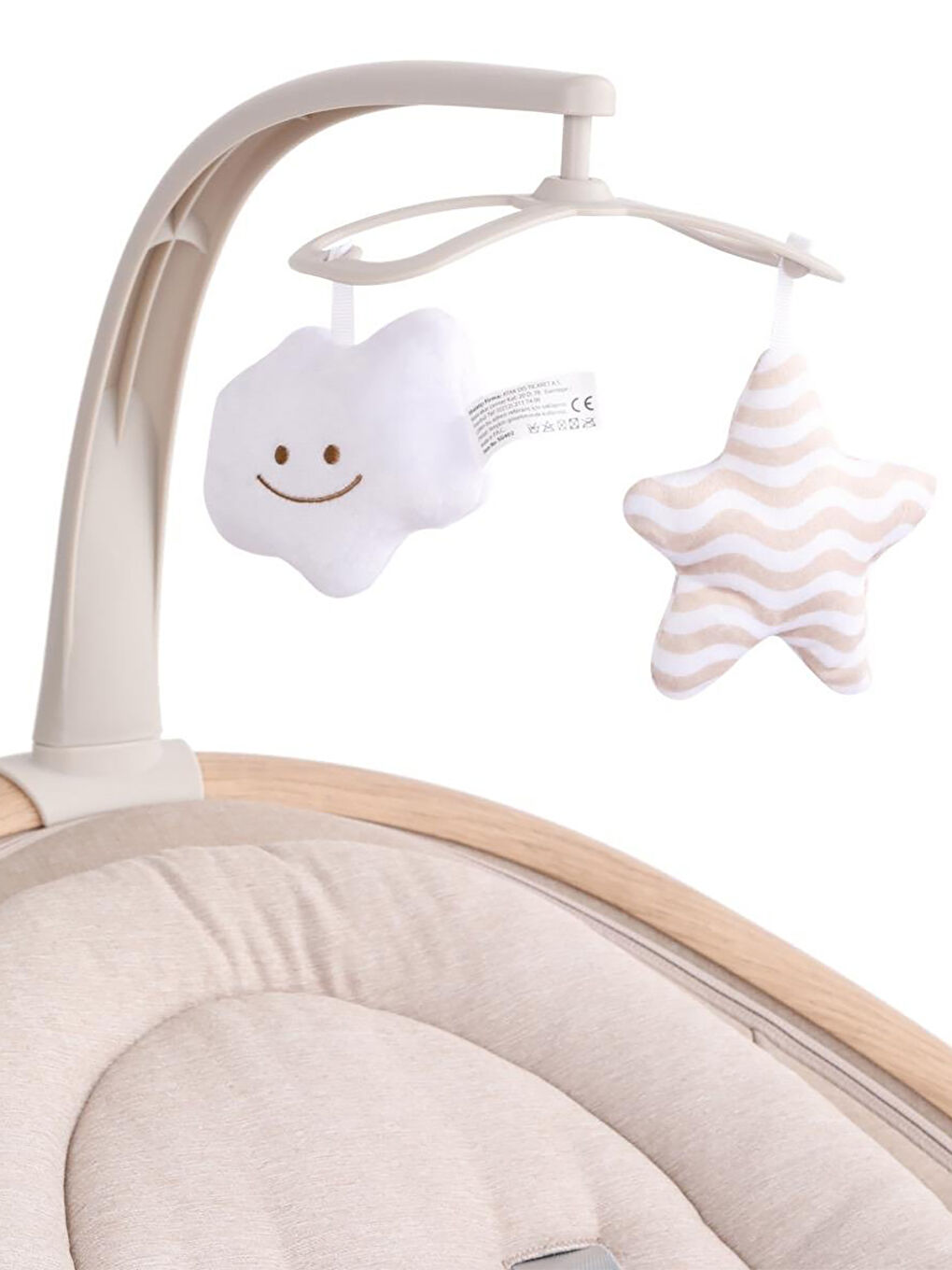 Otto Plus Elektrikli Salıncak Açık Bej-1