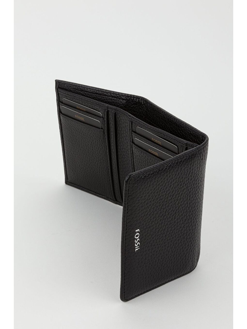 Siyah Kutulu Hakiki Deri Buz Mavi Kadın El Portföyü Kartlık Cüzdan-2