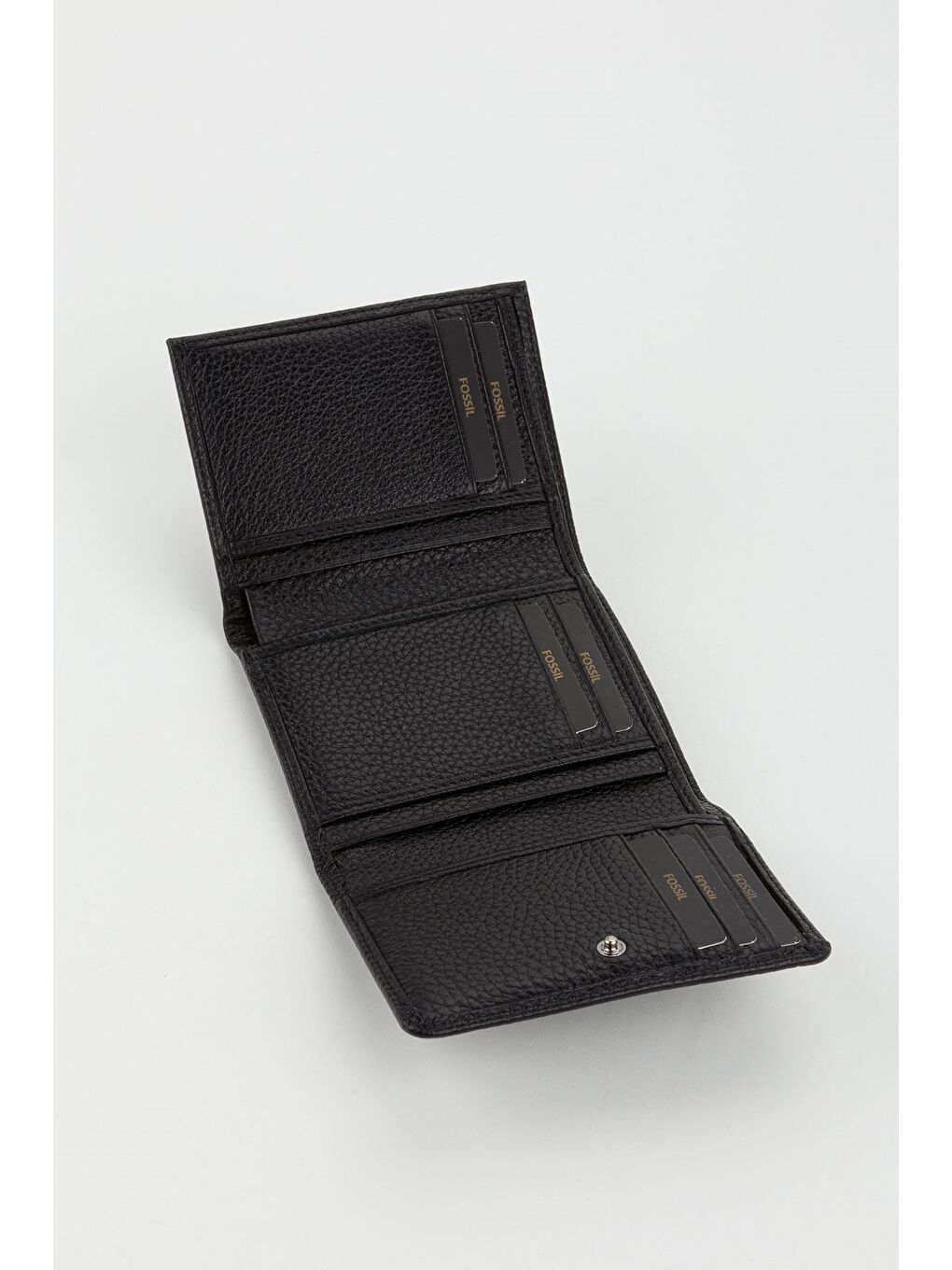 Siyah Kutulu Hakiki Deri Buz Mavi Kadın El Portföyü Kartlık Cüzdan-3