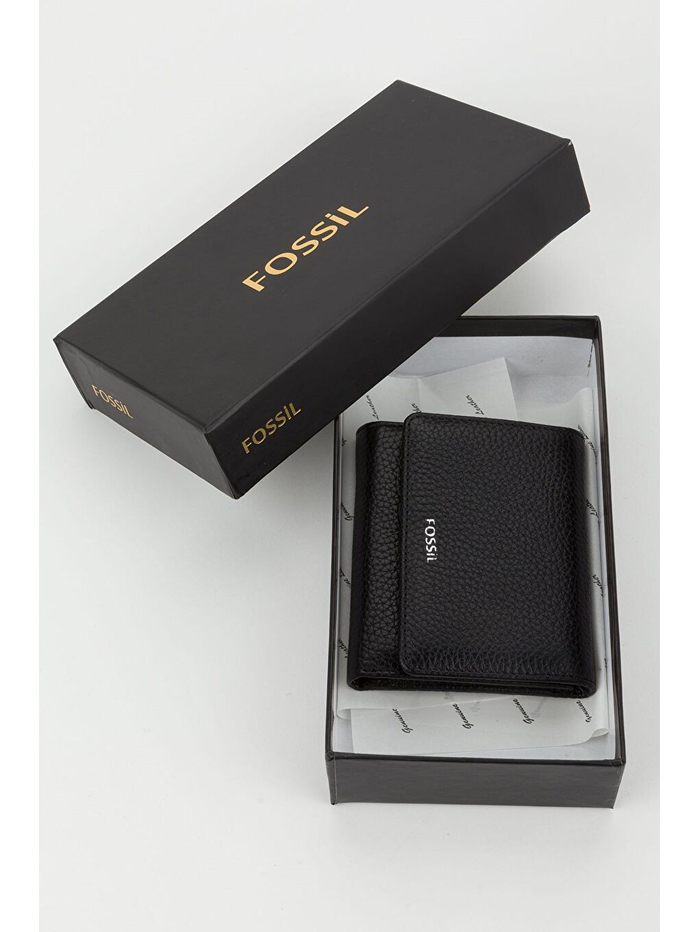 Siyah Kutulu Hakiki Deri Buz Mavi Kadın El Portföyü Kartlık Cüzdan-5