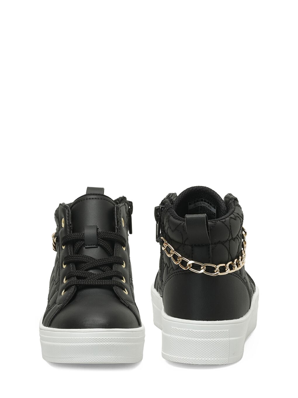 CORVE F 5PR Siyah Kız Çocuk High Sneaker-4