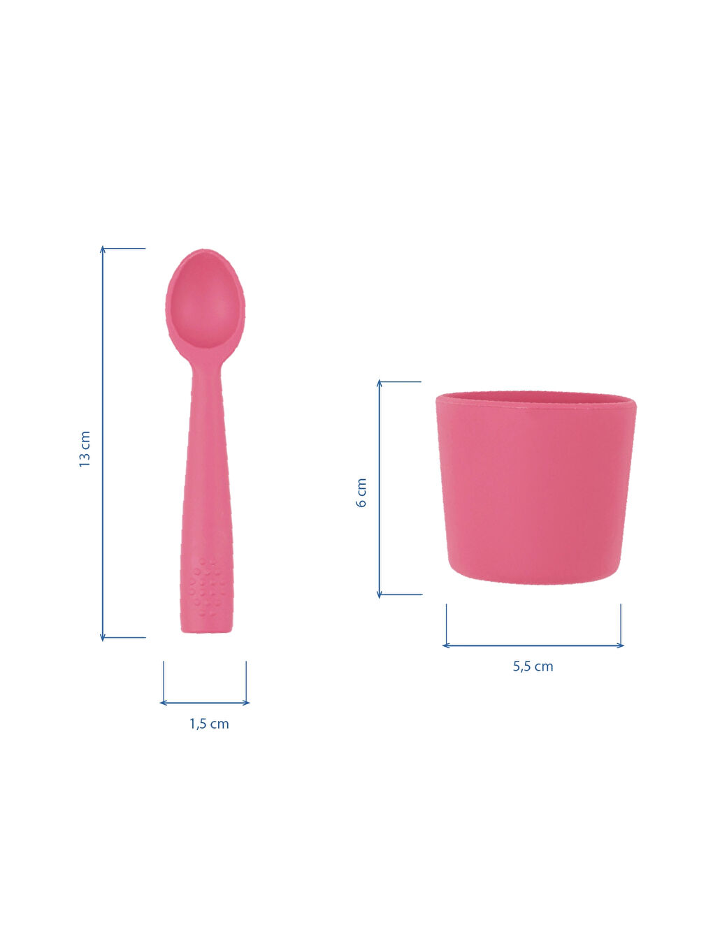 917 Silikon Beslenme Seti Silikon Kaşık Hediyeli-5