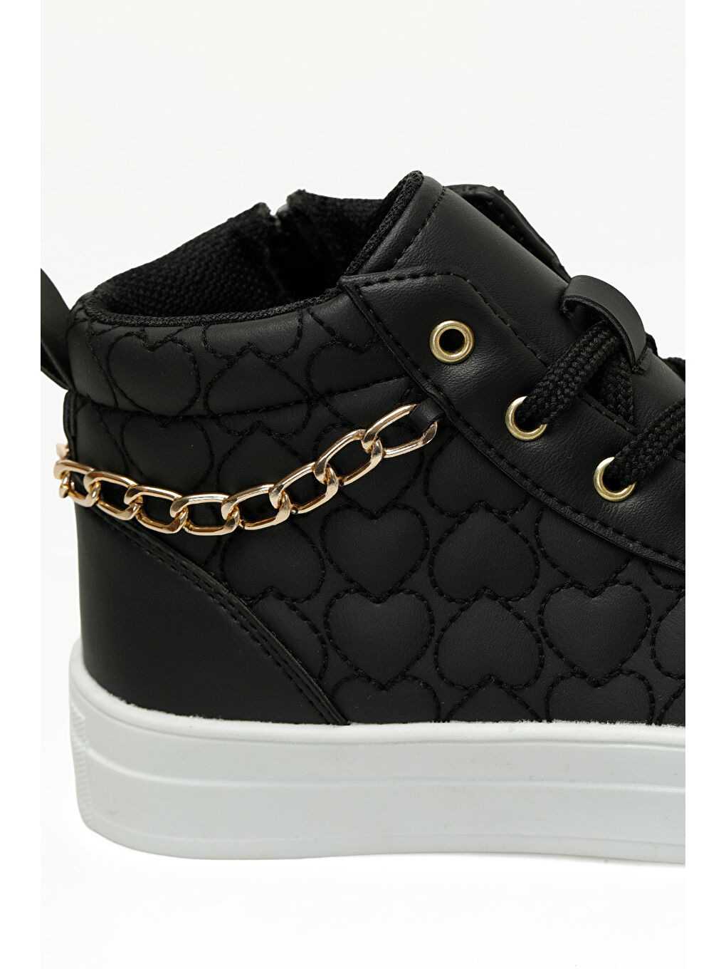 CORVE F 5PR Siyah Kız Çocuk High Sneaker-6