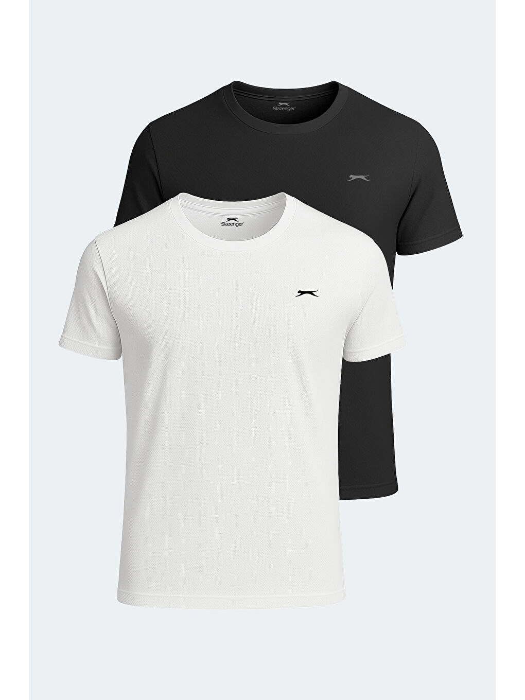 OSWIN 2 li Set Erkek Beyaz - Siyah Tişört