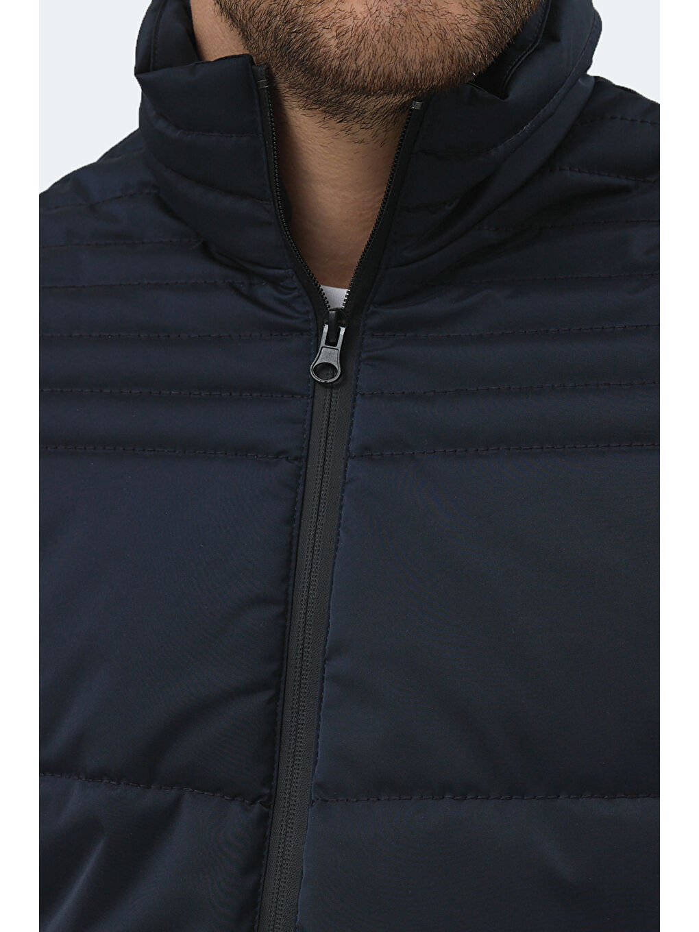 BLANCO Erkek Dik Yaka Slim Fit Lacivert Mont & Kaban-1