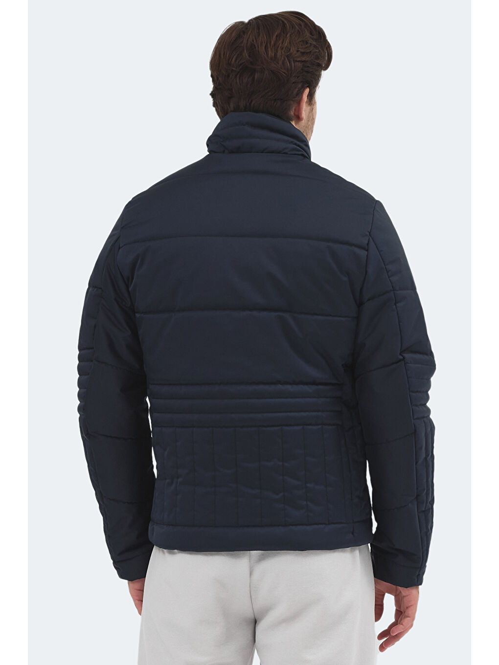 BLANCO Erkek Dik Yaka Slim Fit Lacivert Mont & Kaban-2