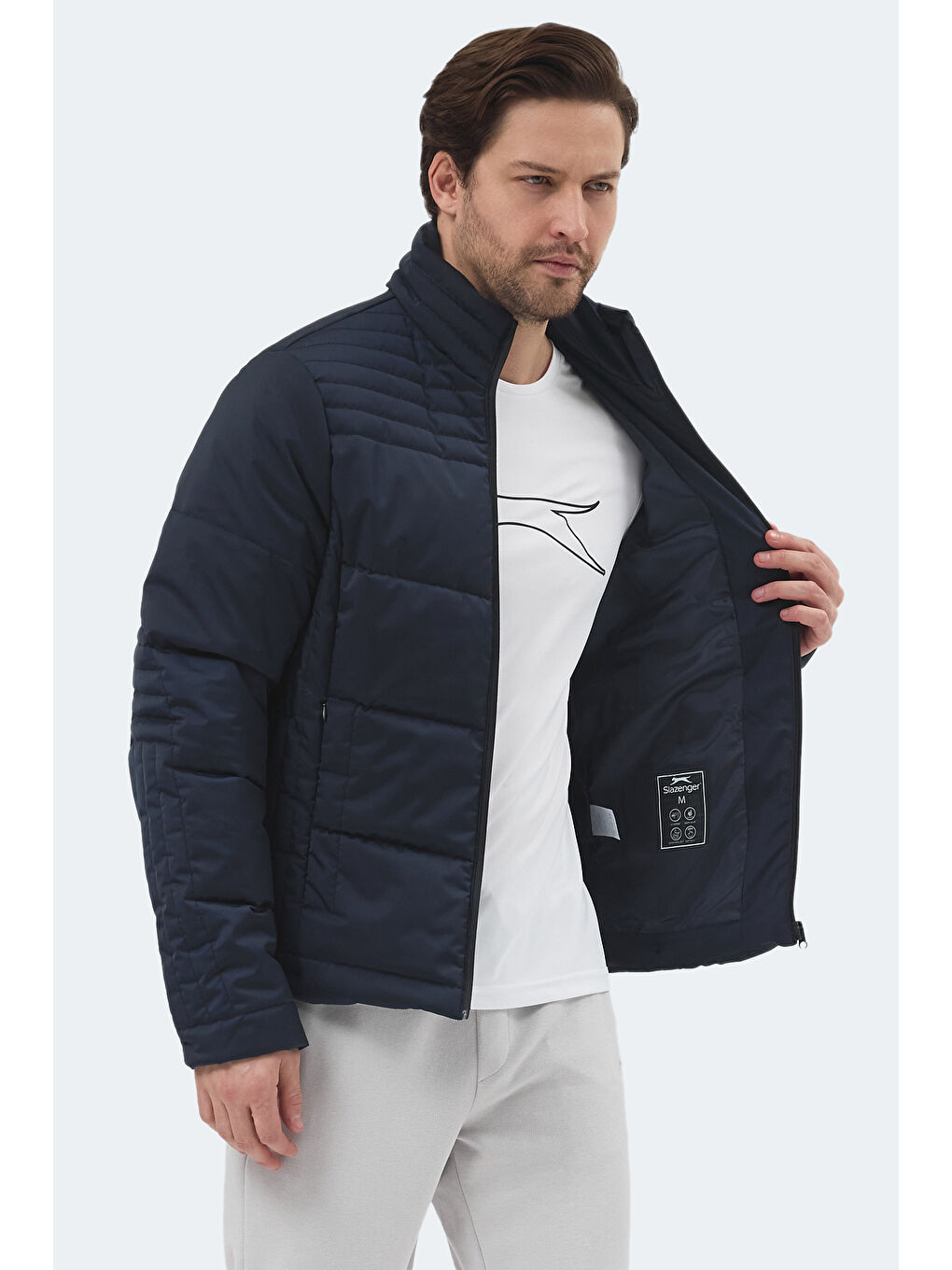 BLANCO Erkek Dik Yaka Slim Fit Lacivert Mont & Kaban-5