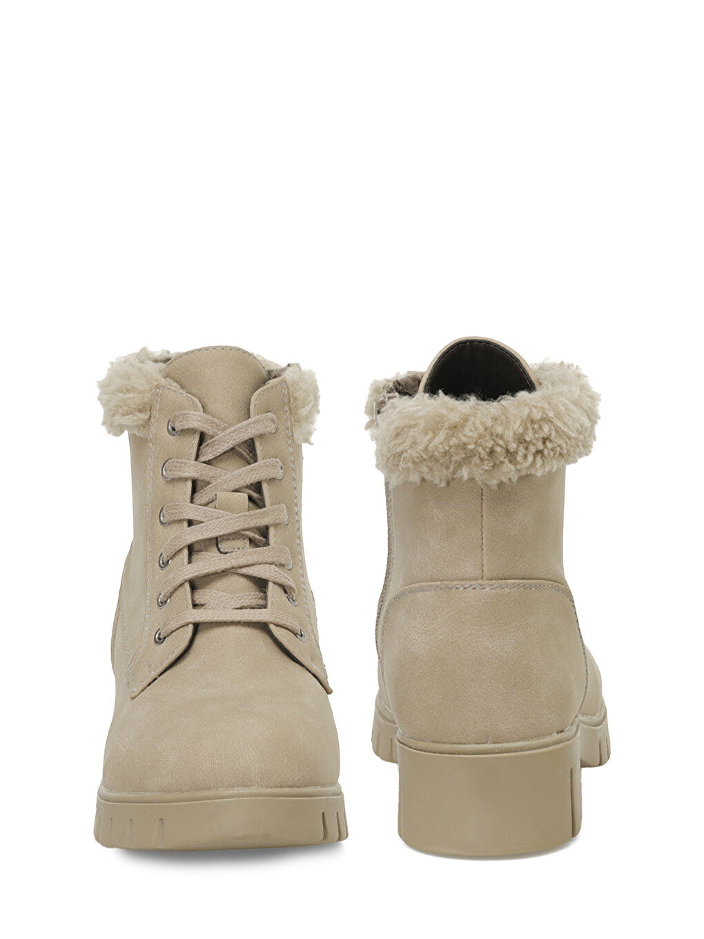 Bej 162267.Z4PR Vizon Kadın Bot-4