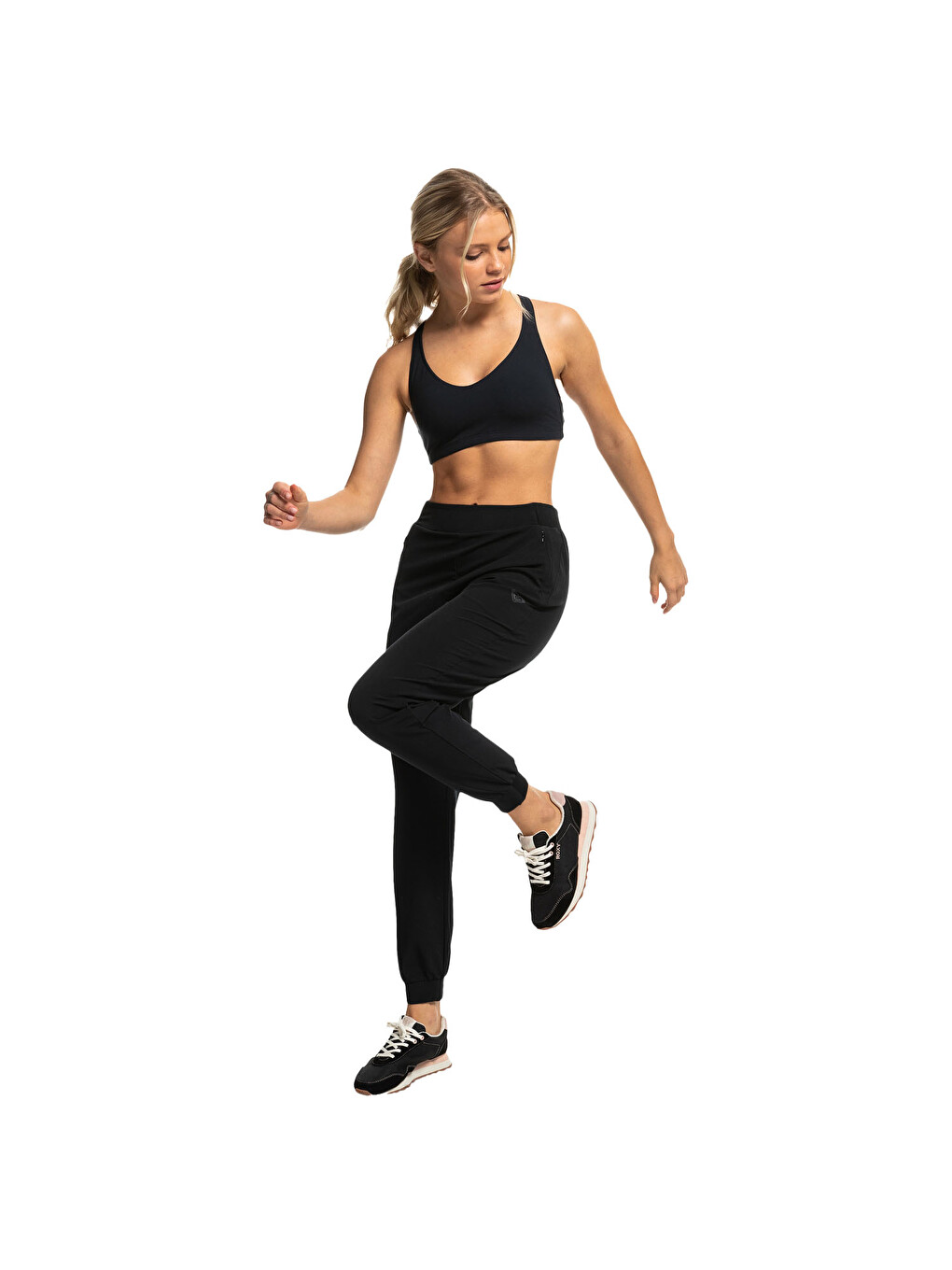 Heart Bra Kadın Siyah Fitness Bra-2