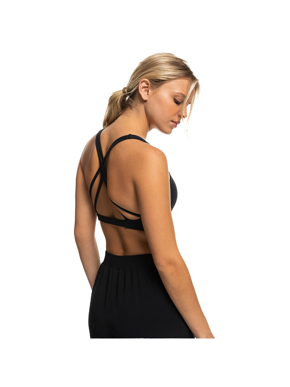 Heart Bra Kadın Siyah Fitness Bra-3